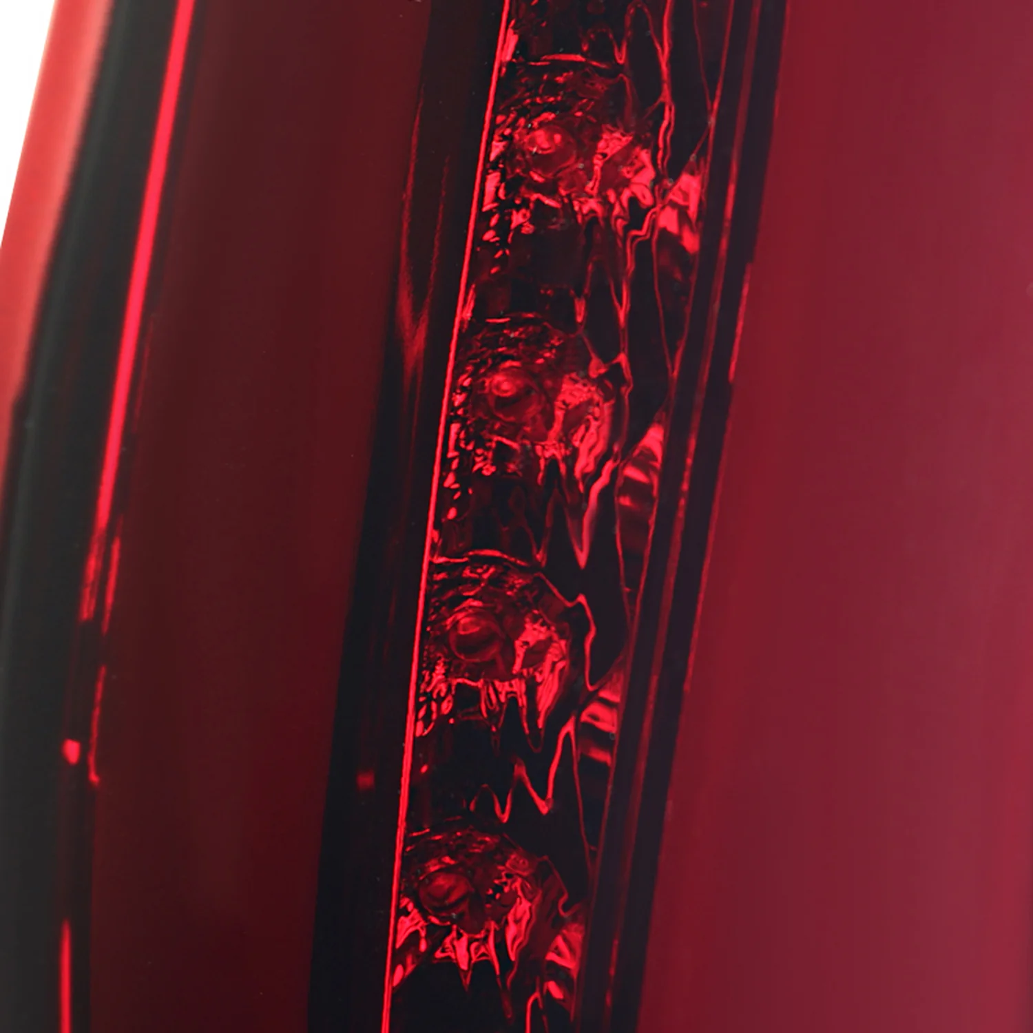 2011-2013 Ford Fiesta Hatchback LED Tail Lights Chrome/Red Smoke Lens - Image 5