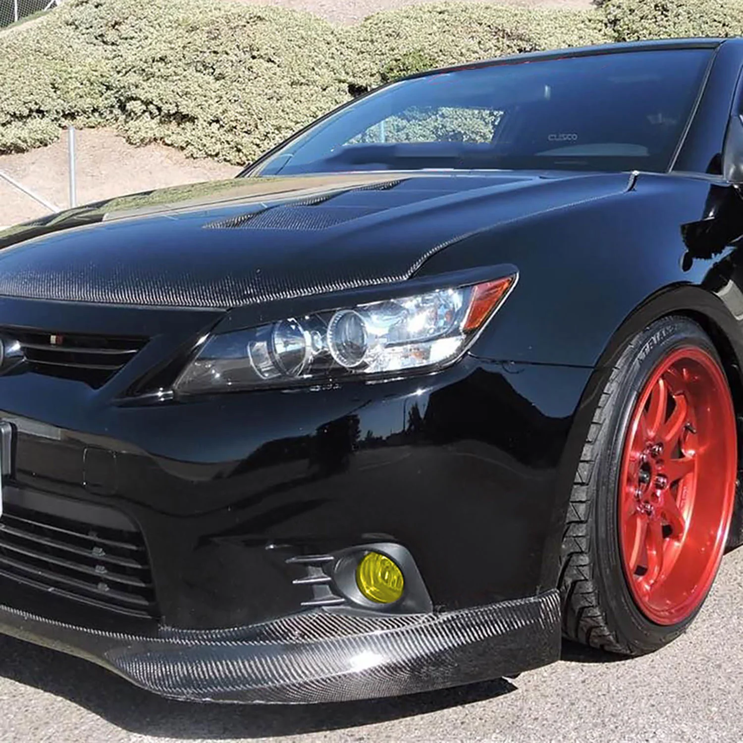 2011-2013 Scion tC H11 Fog Lights Kit Chrome Housing/Yellow Lens - Image 9