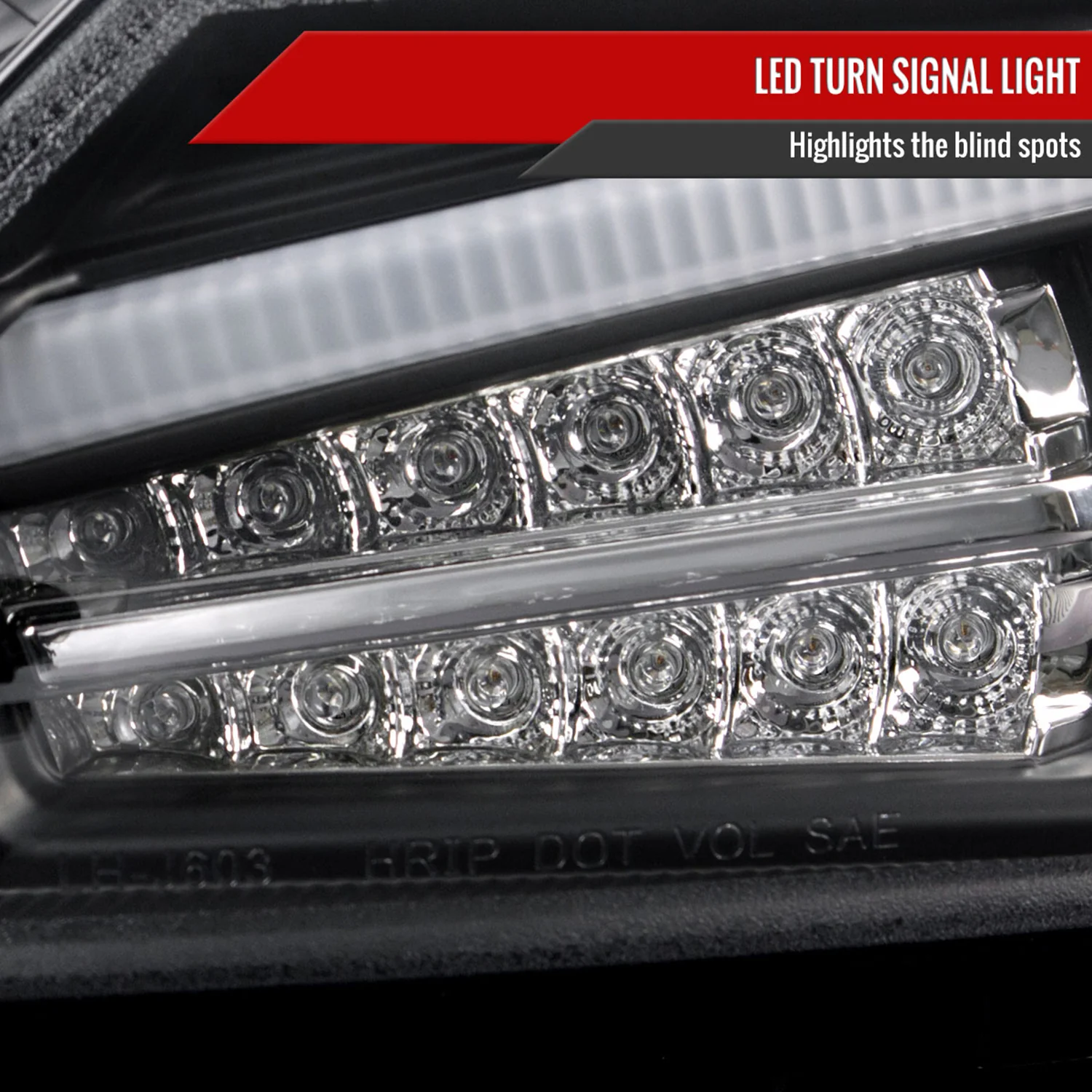 2011-2013 Scion tC LED Bar Projector Headlights LED Turn Signal Lights Black - Image 5