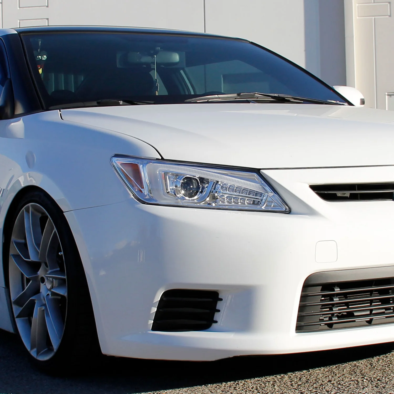 2011-2013 Scion tC LED Bar Projector Headlights LED Turn Signal Lights Chrome - Image 9