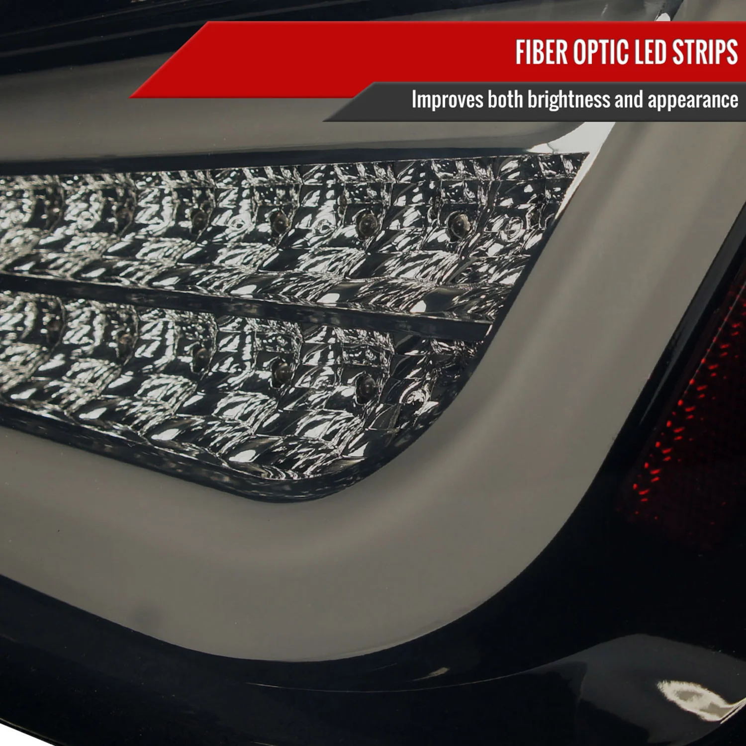 2011-2013 Scion tC LED Tail Lights Glossy Black Housing/Smoke Lens - Image 3
