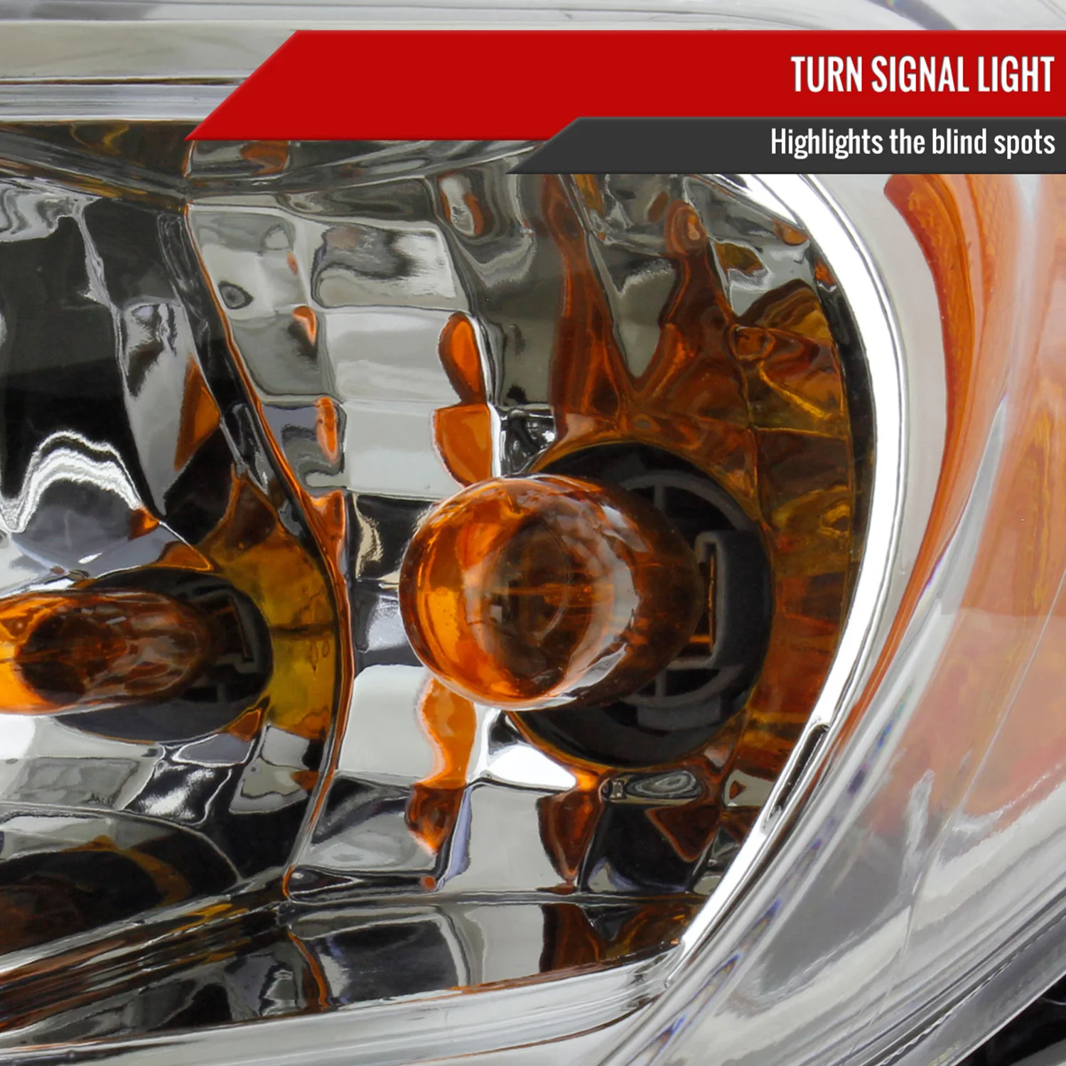 2011-2013 Toyota Highlander Projector Headlights SMD LED Light Strip Chrome - Image 6