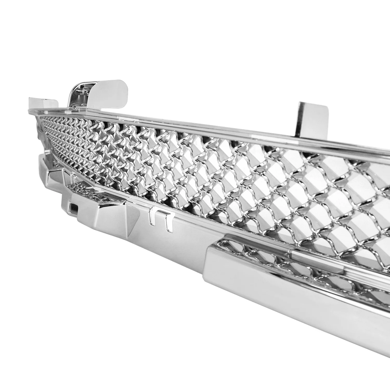 2011-2014 Dodge Charger Chrome ABS Front Lower Mesh Grille - Image 6