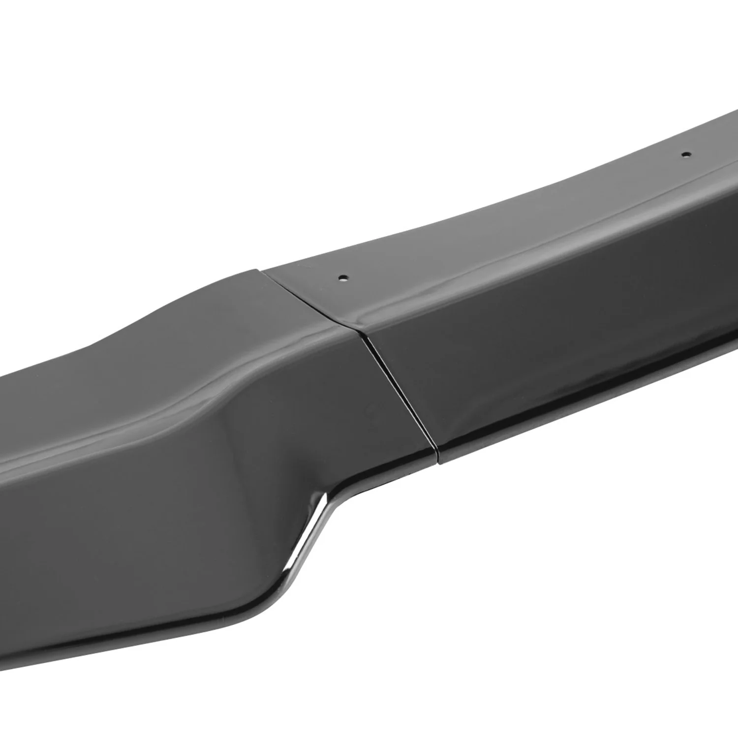 2011-2014 Dodge Charger SRT8 Glossy Black 3PC Front Bumper Lip Splitter Kit - Image 3