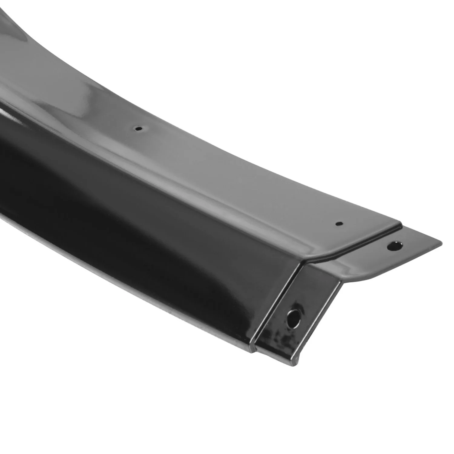 2011-2014 Dodge Charger SRT8 Glossy Black 3PC Front Bumper Lip Splitter Kit - Image 4