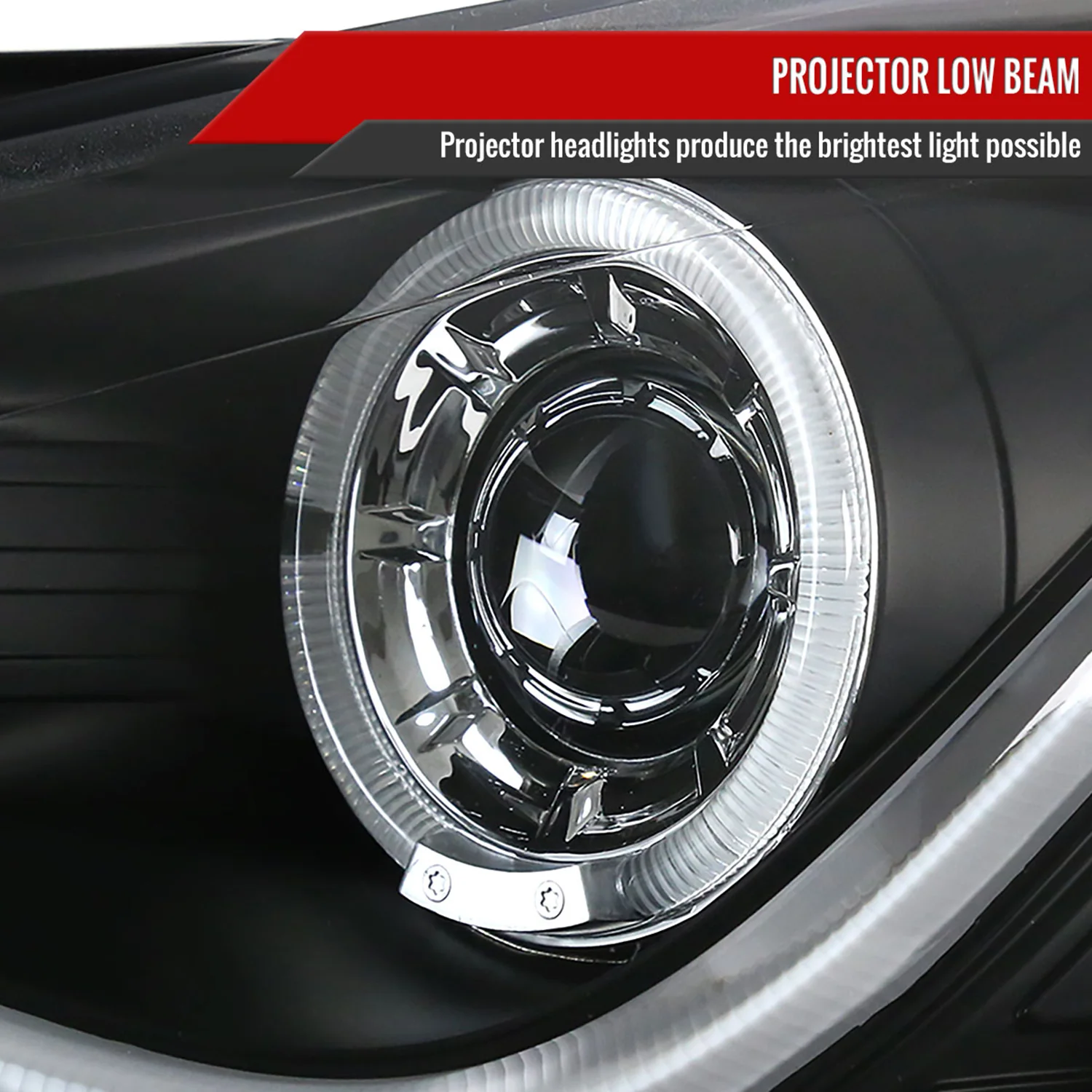 2011-2015 Chevy Cruze / 16 Cruze Limited Headlights LED Light & Signal Black - Image 3