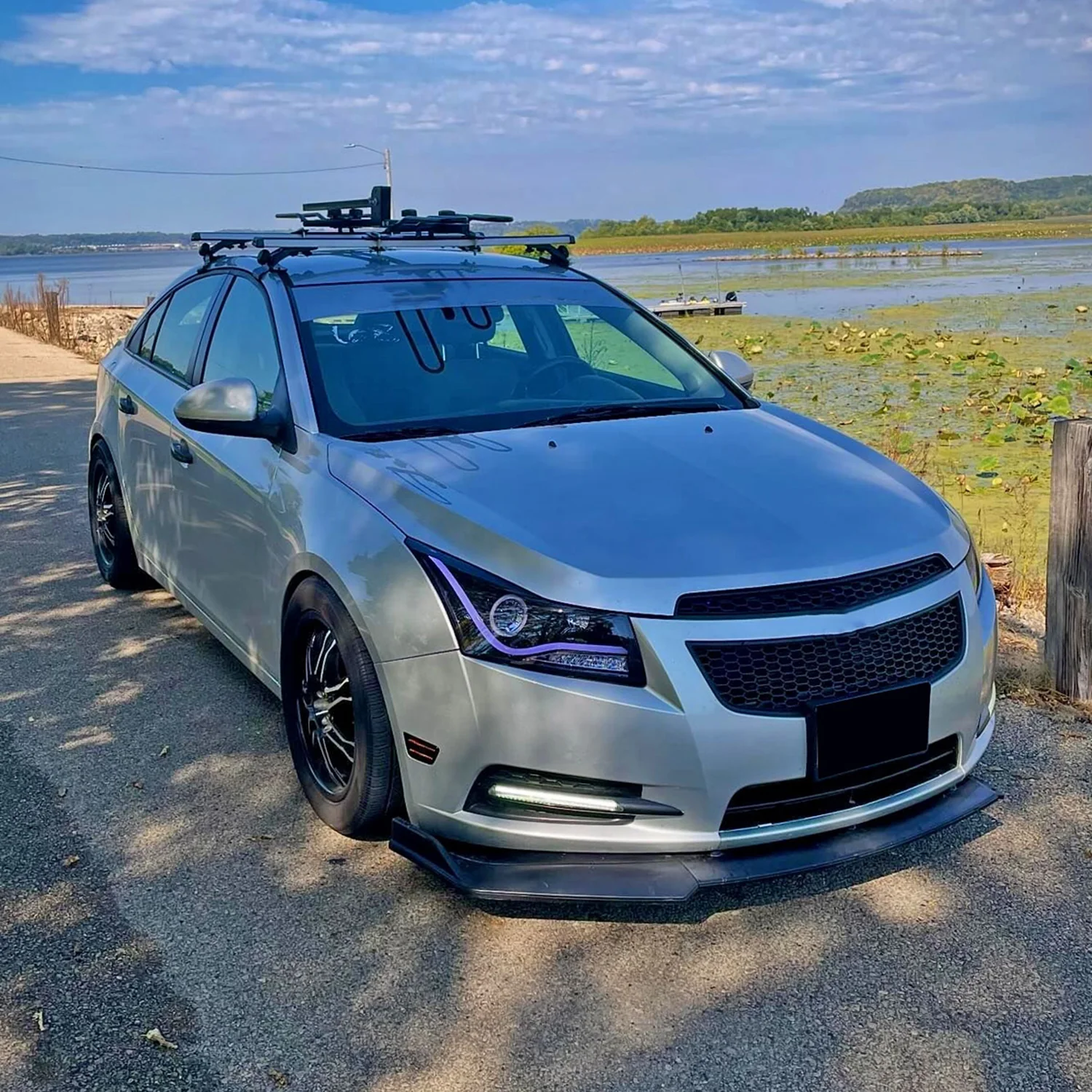 2011-2015 Chevy Cruze / 16 Cruze Limited LED Halo Headlights LED Signal Black - Image 9