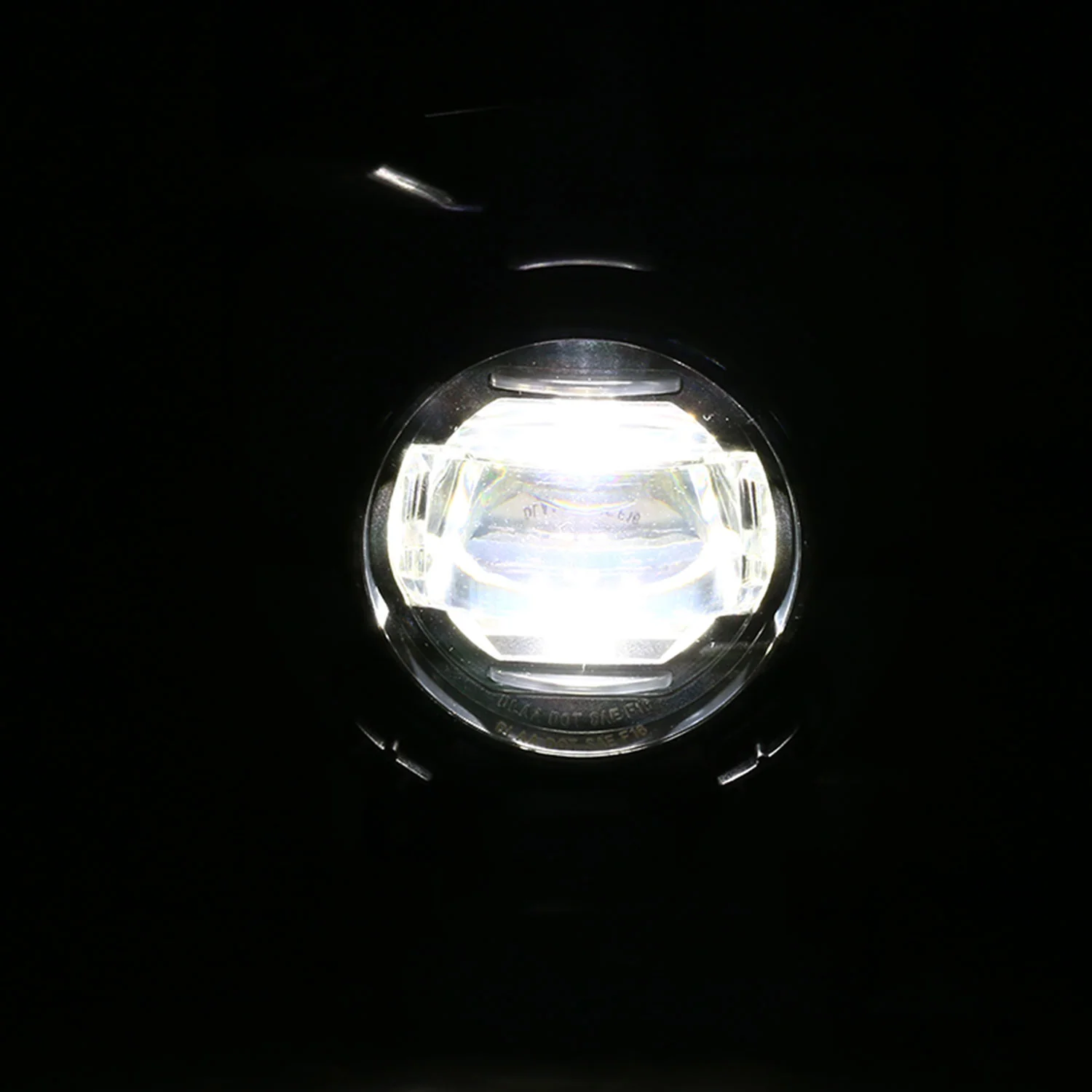 2011-2015 Ford Explorer 6500K SMD LED Projector Fog Lights Kit Chrome/Clear - Image 2