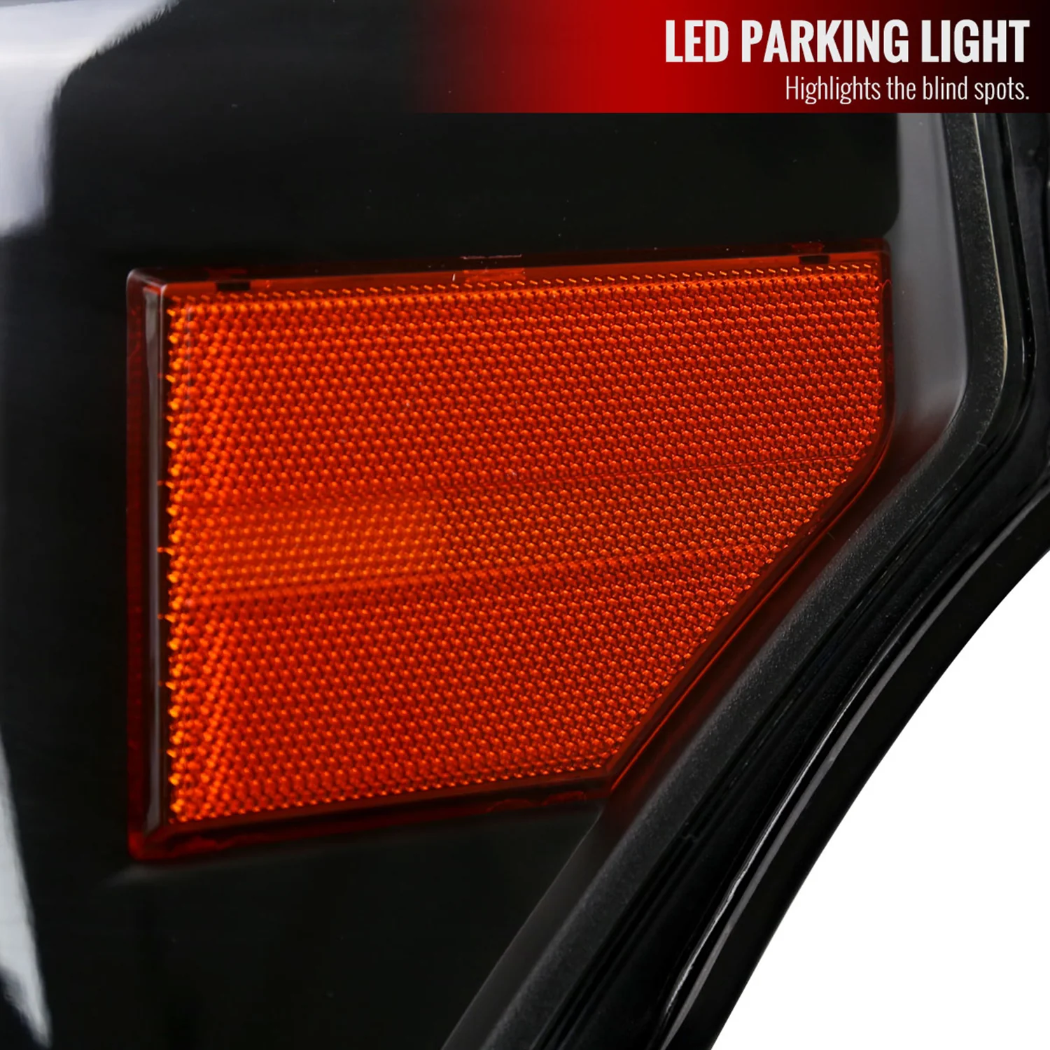 2011-2016 Ford F-250/350/450/550 Super Duty LED CBar Factory Headlights Black - Image 6