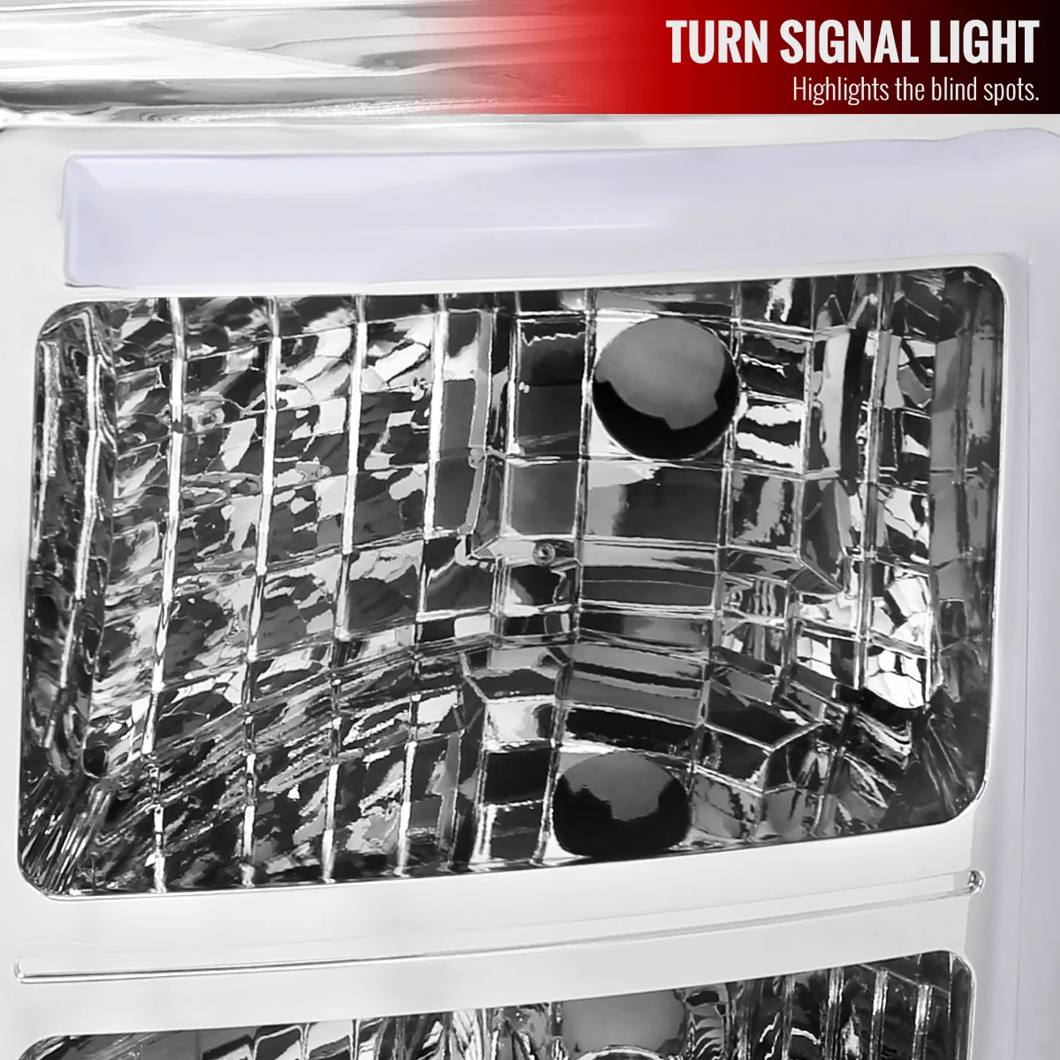 2011-2016 Ford F-250/350/450/550 Super Duty LED CBar Factory Headlights Chrome - Image 5