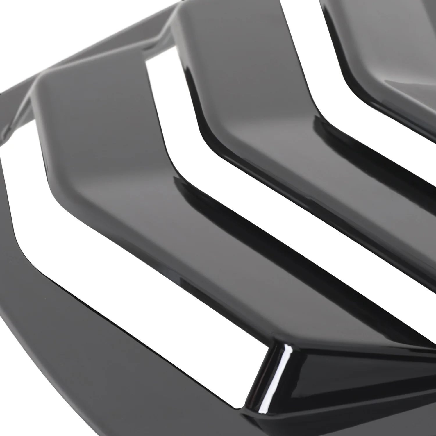 2011-2021 Dodge Charger Glossy Black Side Window Louvers Vent - Image 3