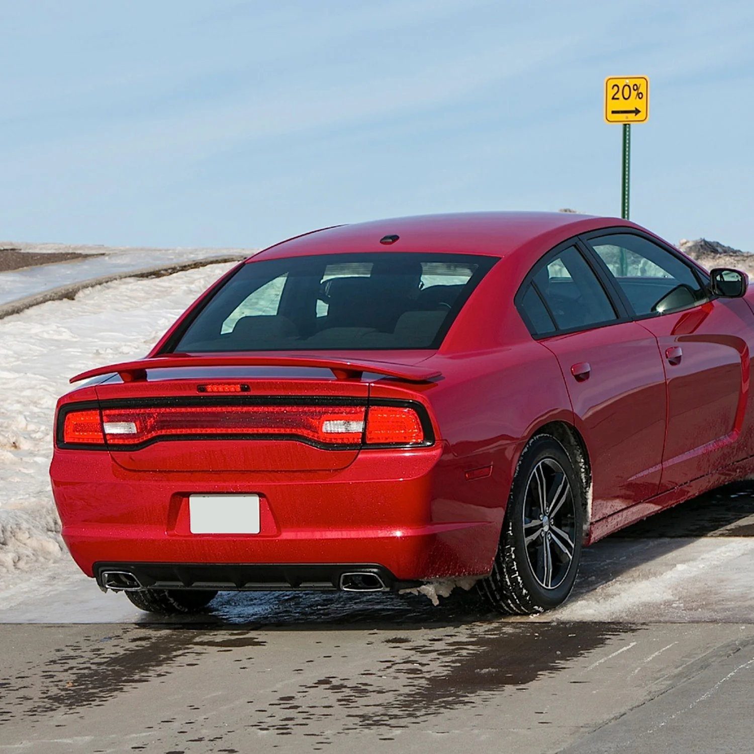 2011-2023 Dodge Charger Black ABS R/T Daytona OE-Style Rear Spoiler Wing - Image 9