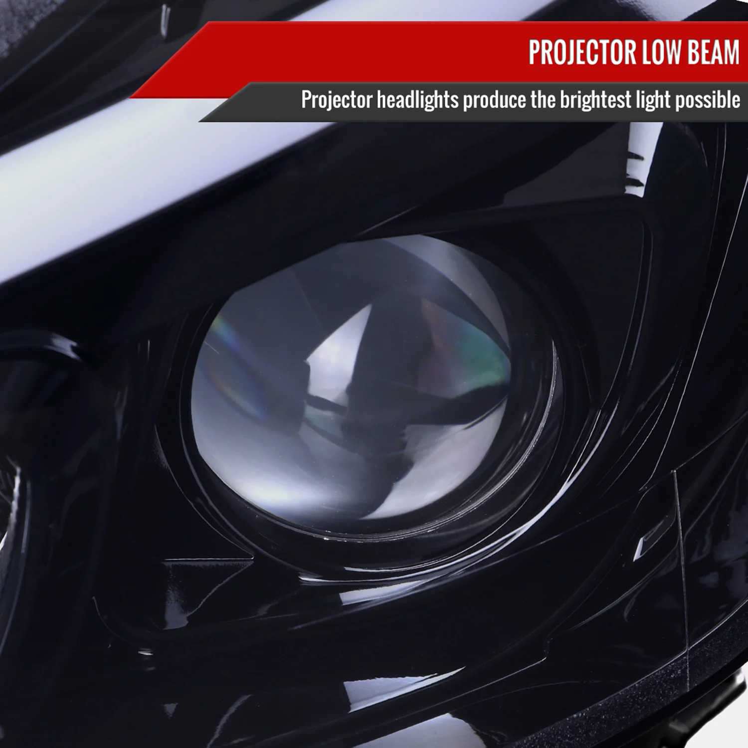 2012-2014 Mercedes-Benz W204 C-Class LED Bar Projector Headlights Smoke - Image 3