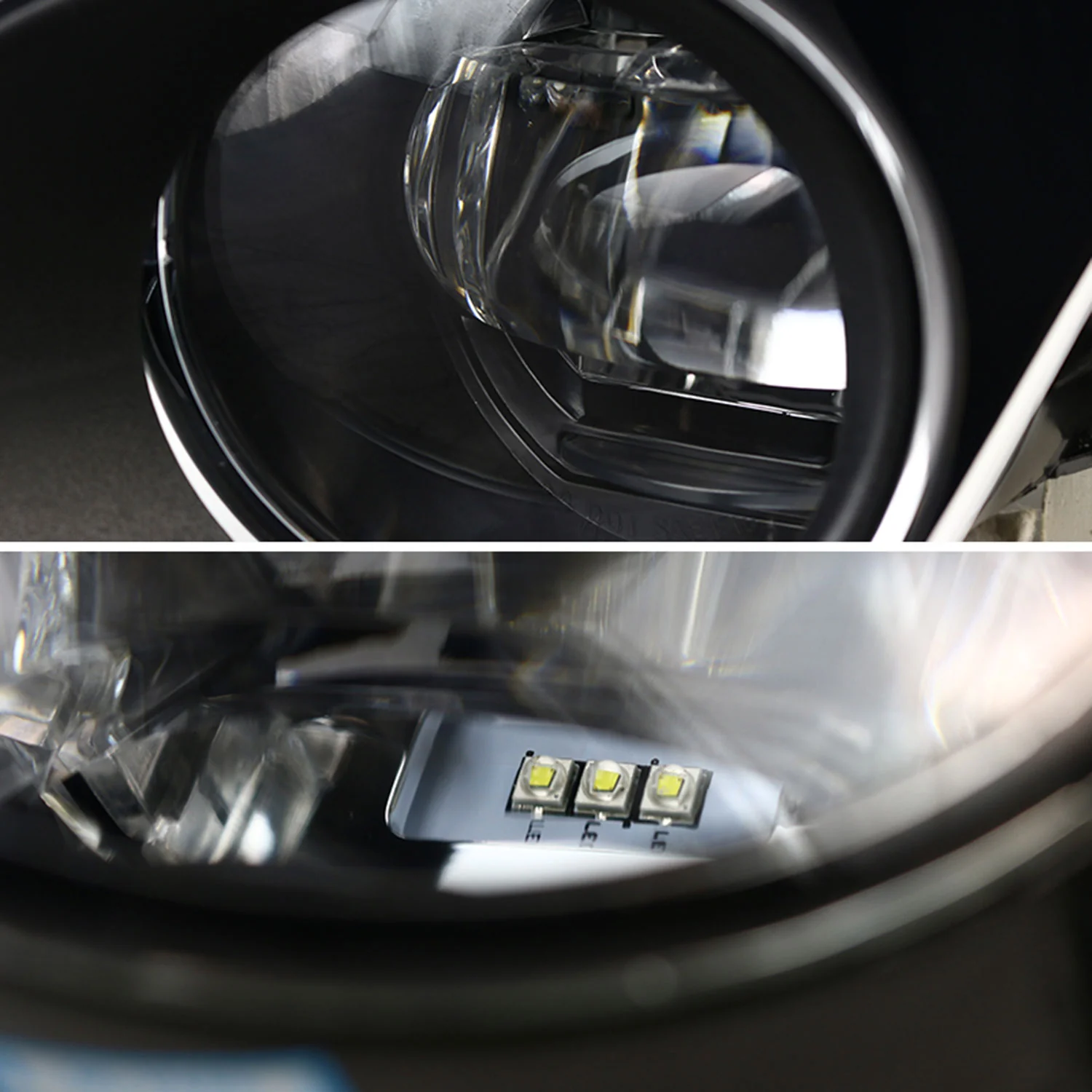 2012-2014 Toyota Camry SMD LED Fog Lights Switch & Chrome Bezels - Image 3