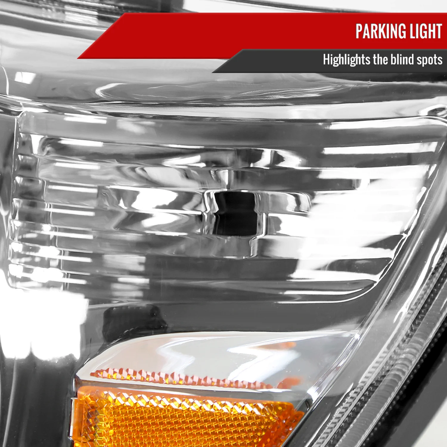 2012-2015 Toyota Tacoma Factory Style Headlights Chrome Housing/Clear Lens - Image 5