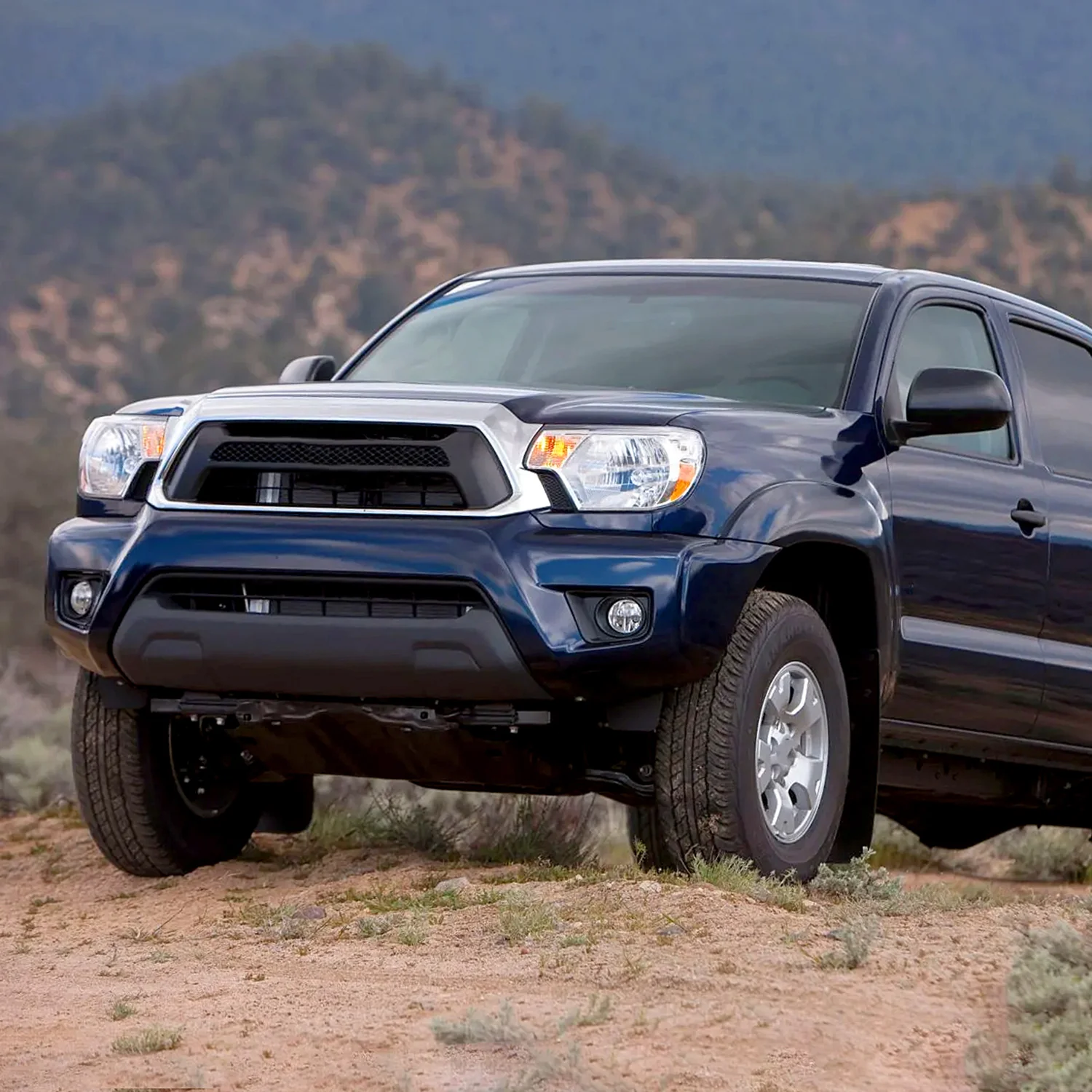 2012-2015 Toyota Tacoma Factory Style Headlights Chrome Housing/Clear Lens - Image 9