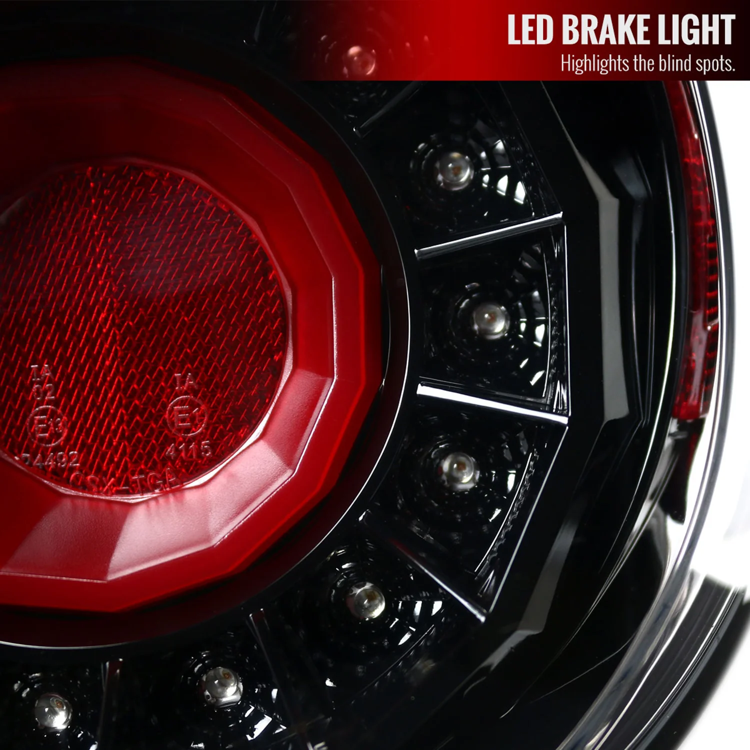 2012-2016 Scion FRS/ BRZ/ Toyota 86 LED Sequential Tail Lights Jet Black/Clear - Image 5