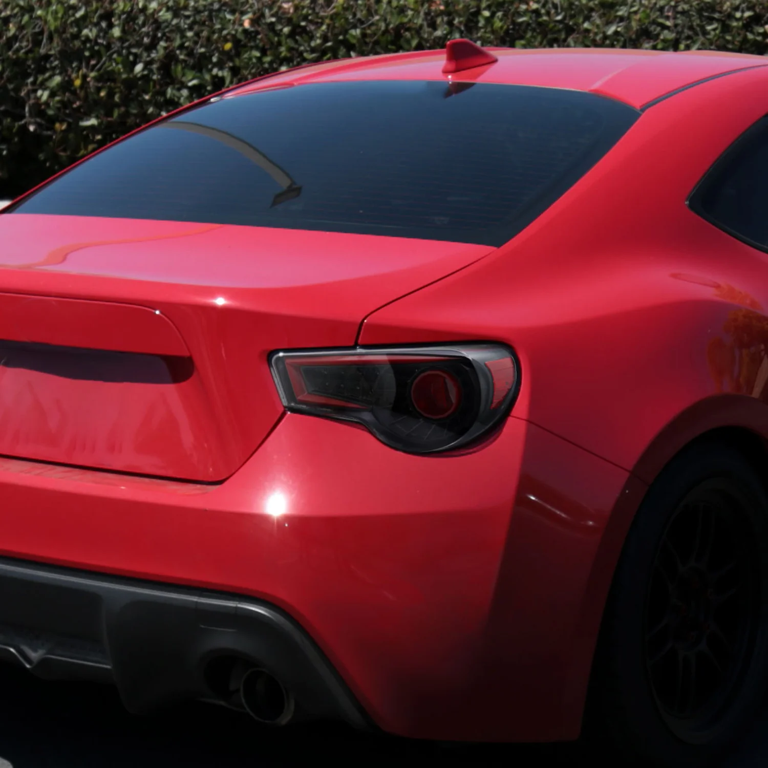 2012-2016 Scion FRS/ Subaru BRZ/ Toyota 86 Red Bar LED Tail Lights Satin Black - Image 9