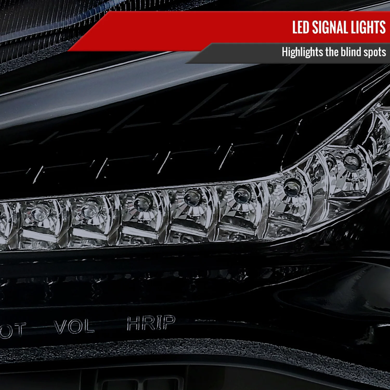 2012-2017 Toyota 86/ Scion FRS LED Bar Headlights LED Signal Lights Black - Image 5