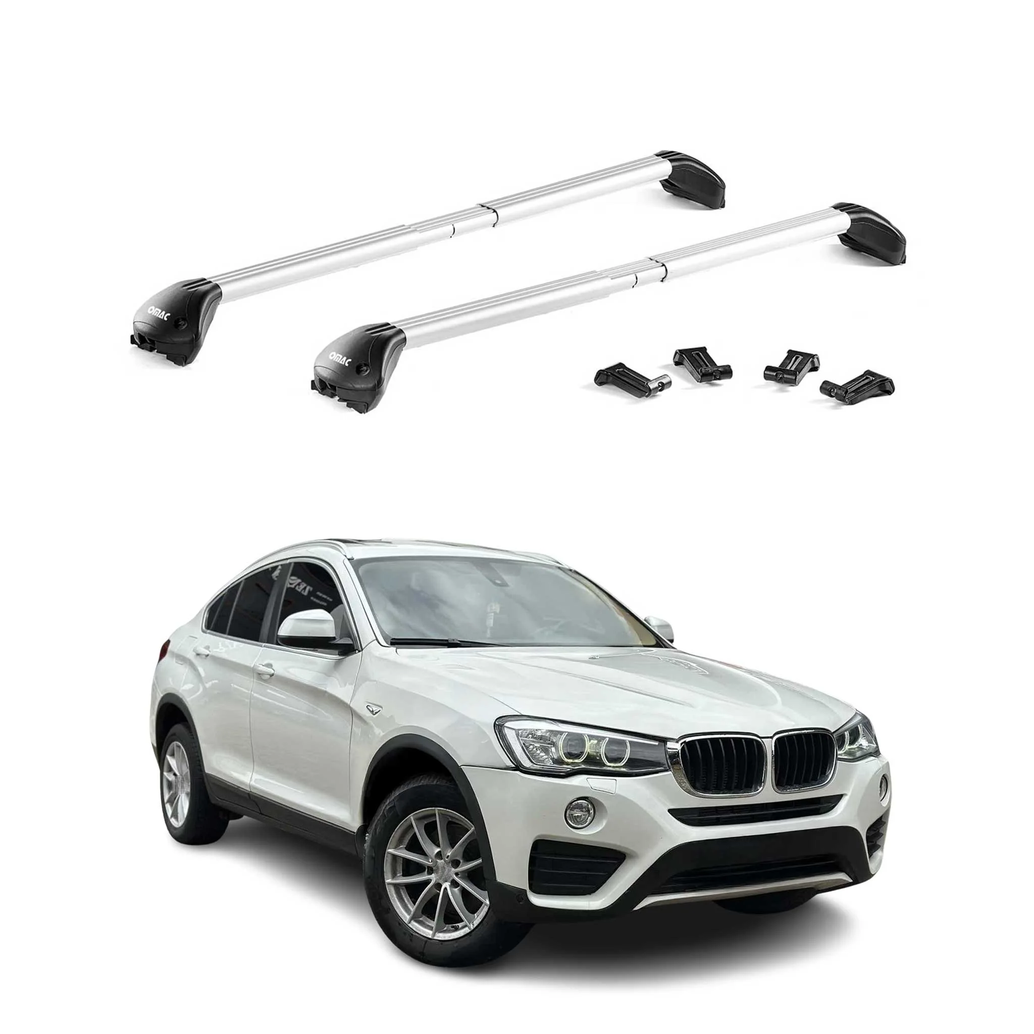 2012-2018 Toyota Auris Wagon Roof Rack Cross Bars Silver