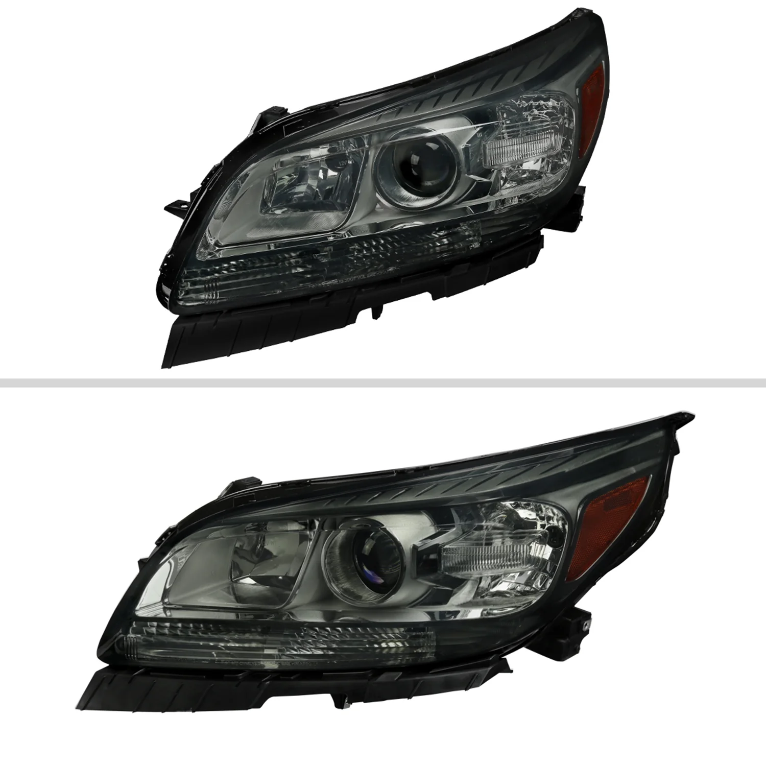 2013-2015 Chevy Malibu / Malibu Limited Projector Headlights Amber Reflectors - Image 2