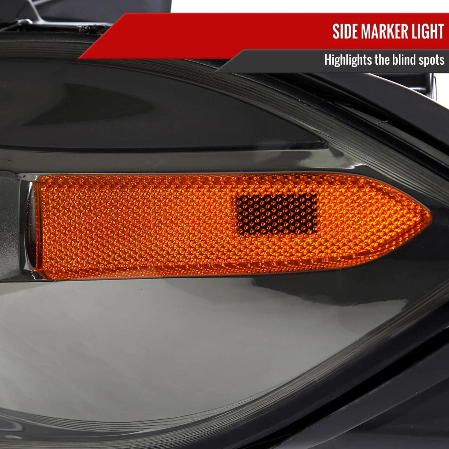 2013-2016 Dodge Dart Factory Headlights w/Projector High/Low Beam Chrome/Smoke - Image 5