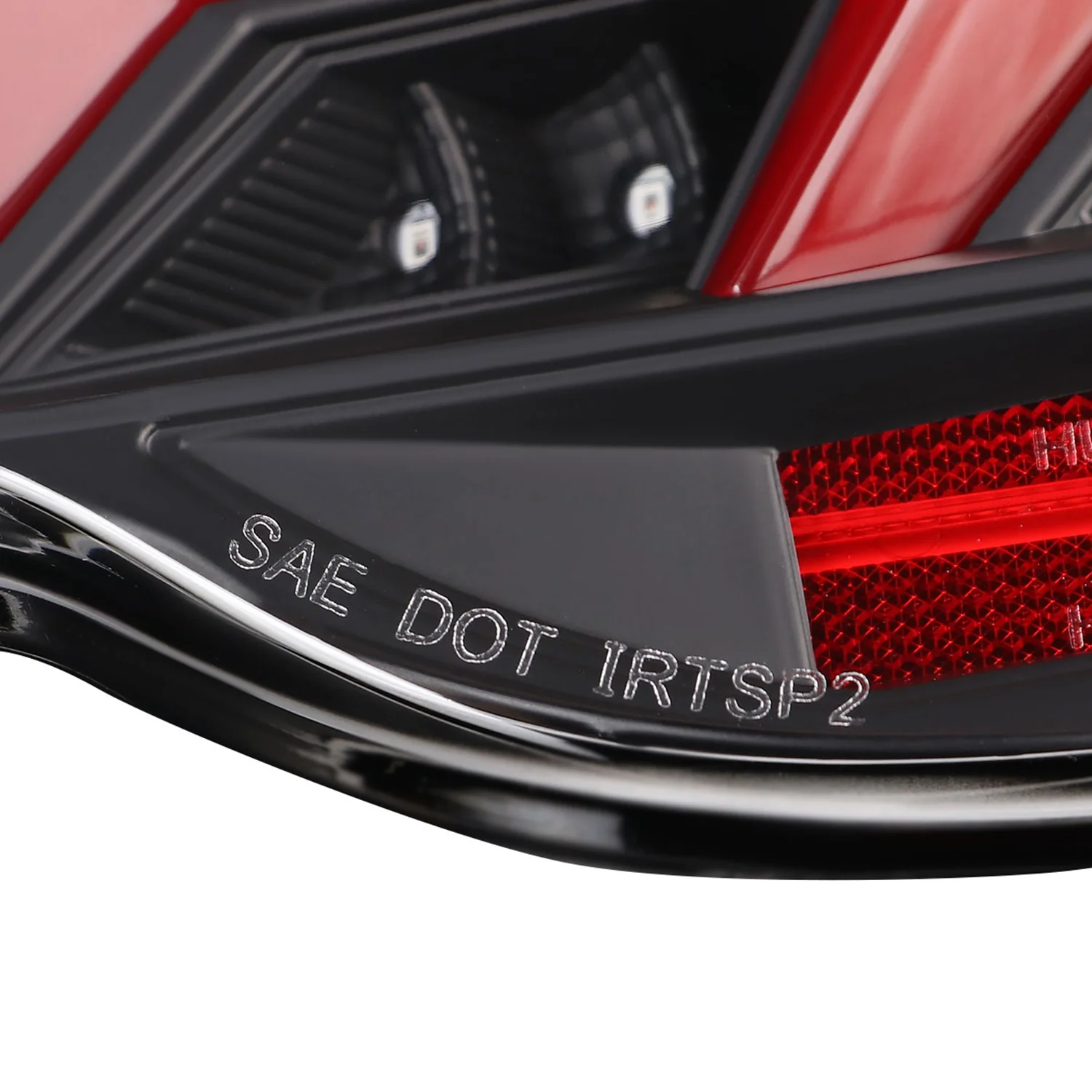2013-2016 Scion FRS/ Subaru BRZ Lambo Sequential LED Tail Lights Black/Clear - Image 6