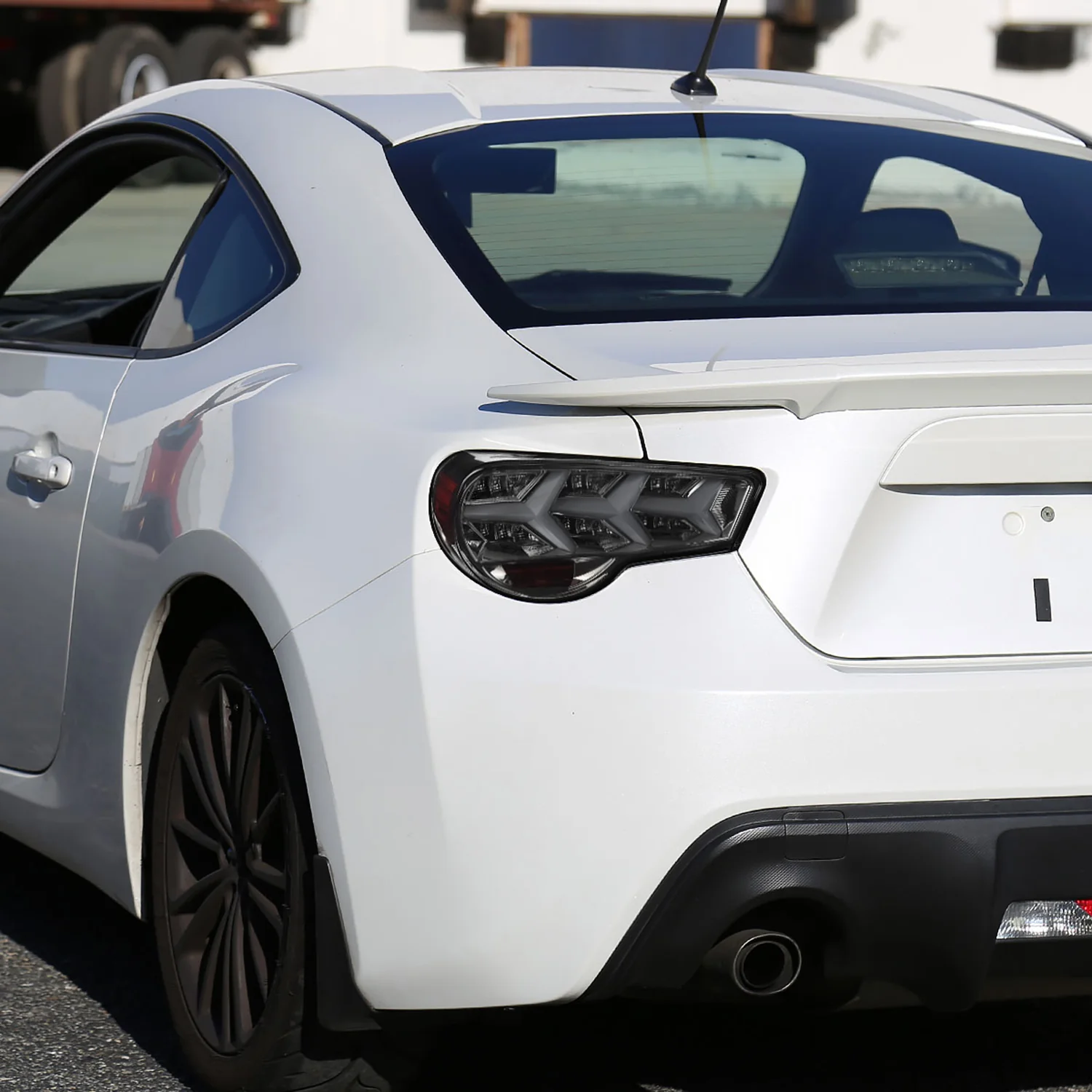 2013-2016 Scion FRS/ Subaru BRZ Lambo Sequential LED Tail Lights Chrome/Smoke - Image 10