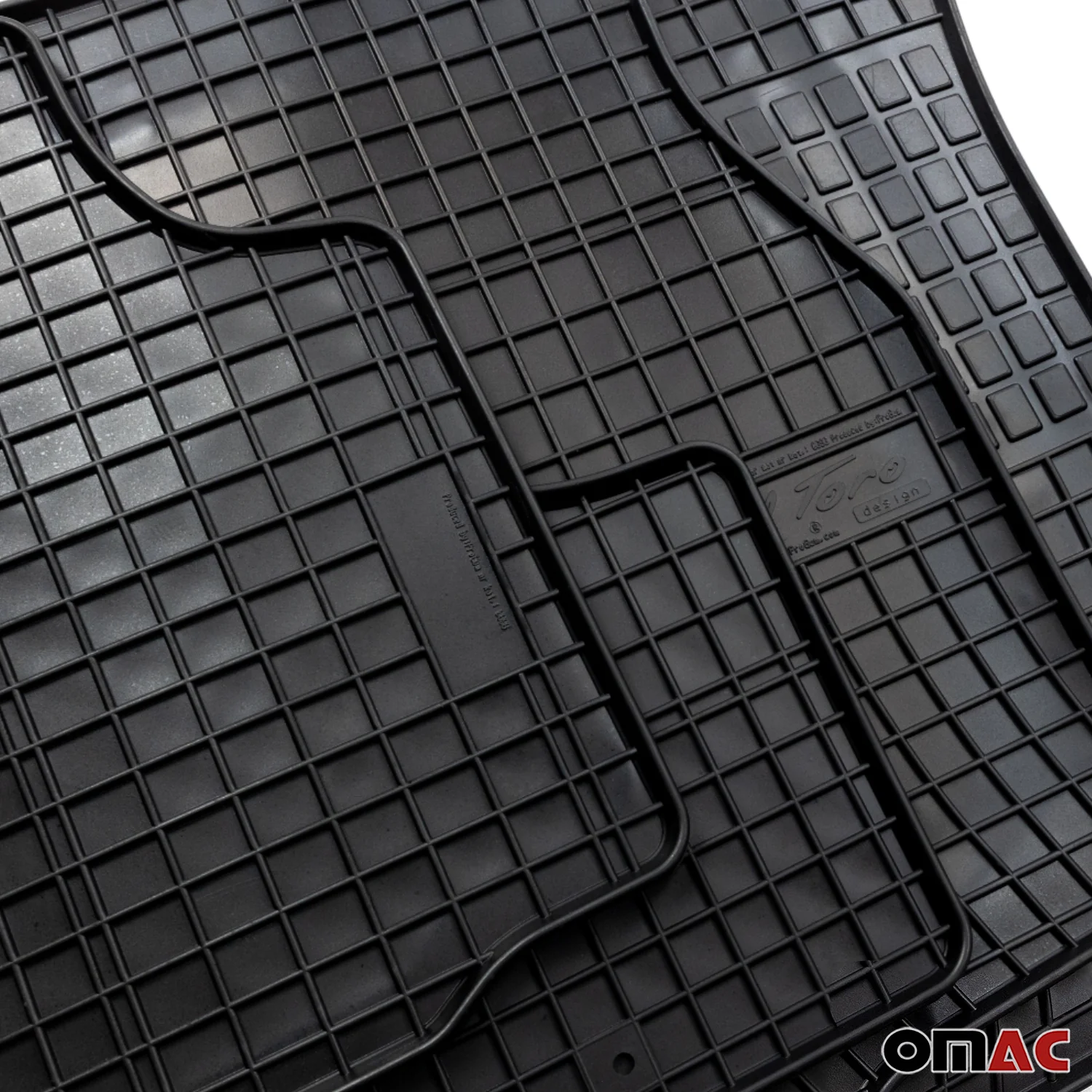 2013-2018 Hyundai Santa Fe Floor Mats Liners Full Set All Weather Rubber Black - Image 5