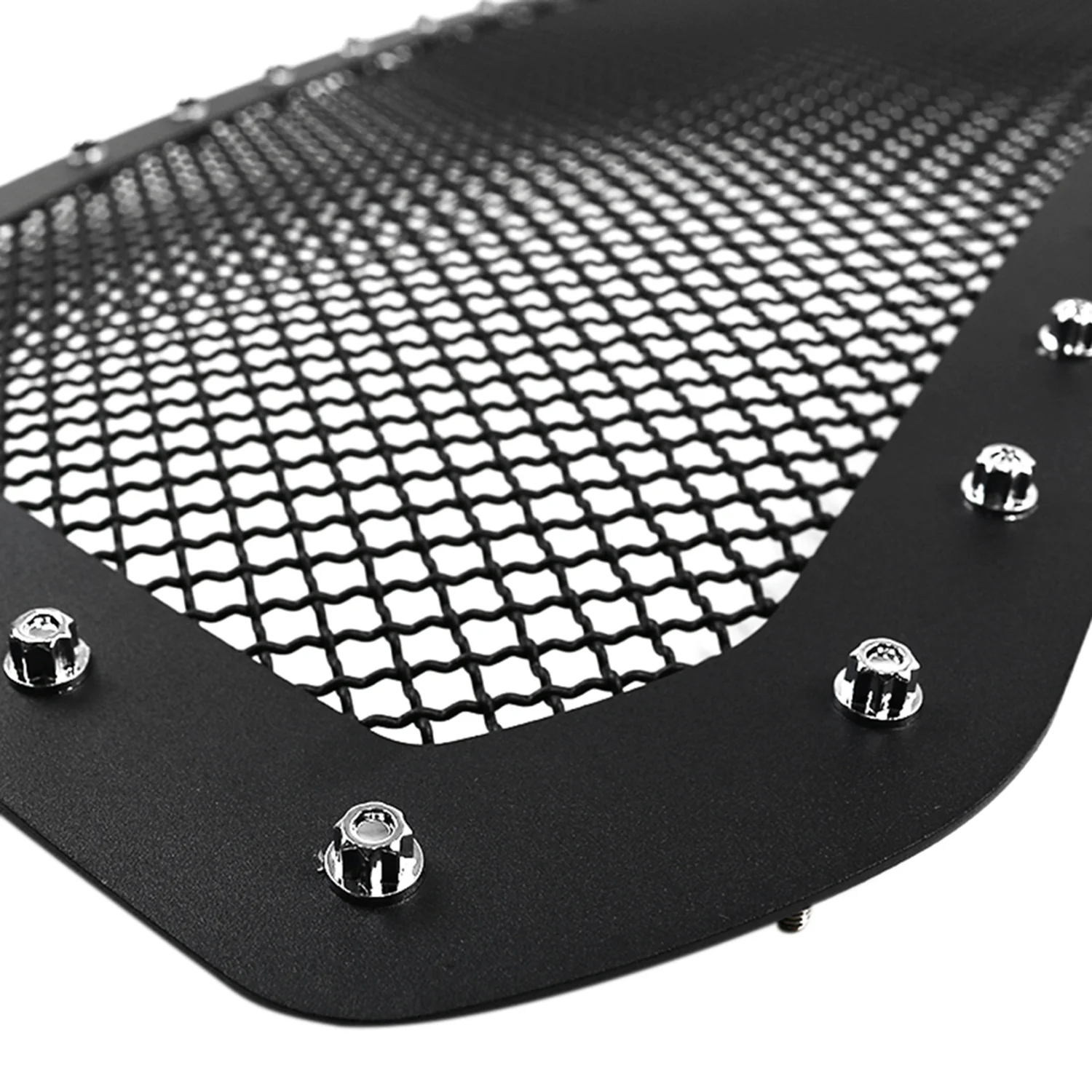 2013-2018 RAM 1500 1500 Rivet Style Black Stainless Steel Mesh Grille Insert - Image 7