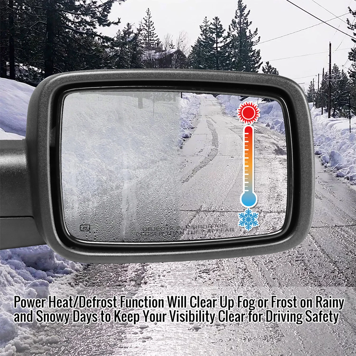 2013-2019 Dodge RAM Black Auto-Fold & Heated Side Mirror Turn Signal Passenger - Image 10