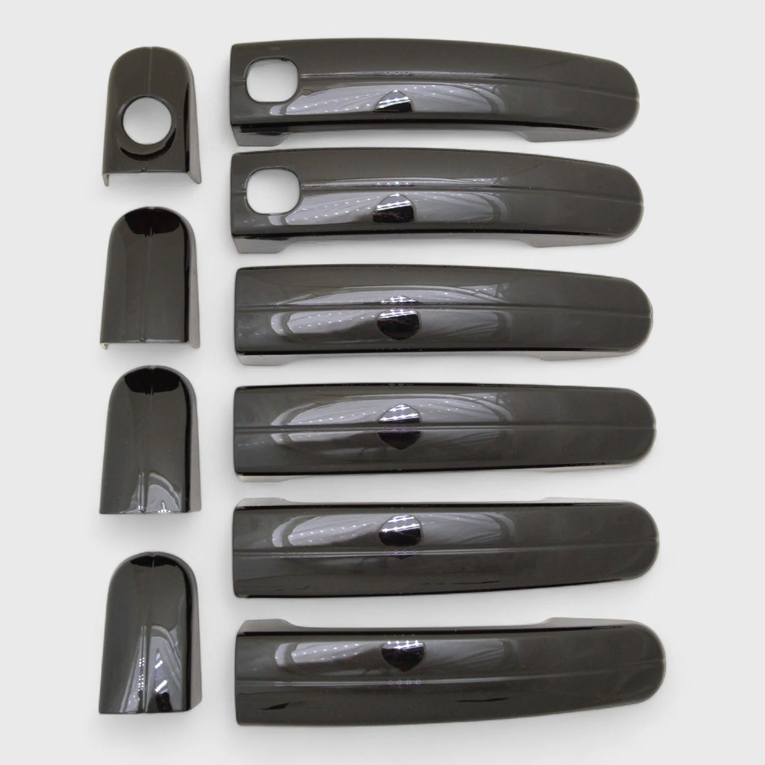 2013-2019 Ford Escape / Nissan Sentra Door Handle Cover Gloss Black 10Pcs ABS Plastic