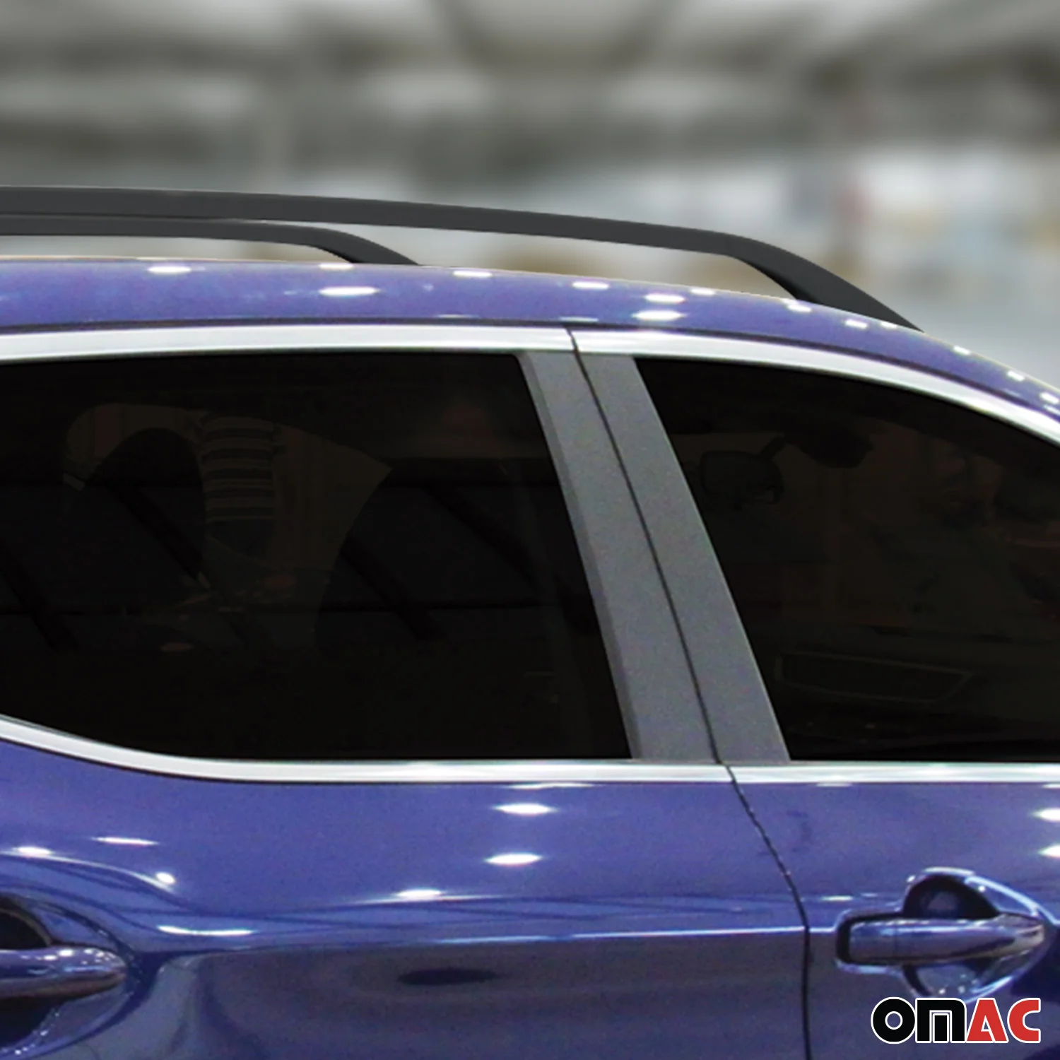 2013-2019 Ford Escape Aluminium Roof Rack Side Rails Black - Image 5