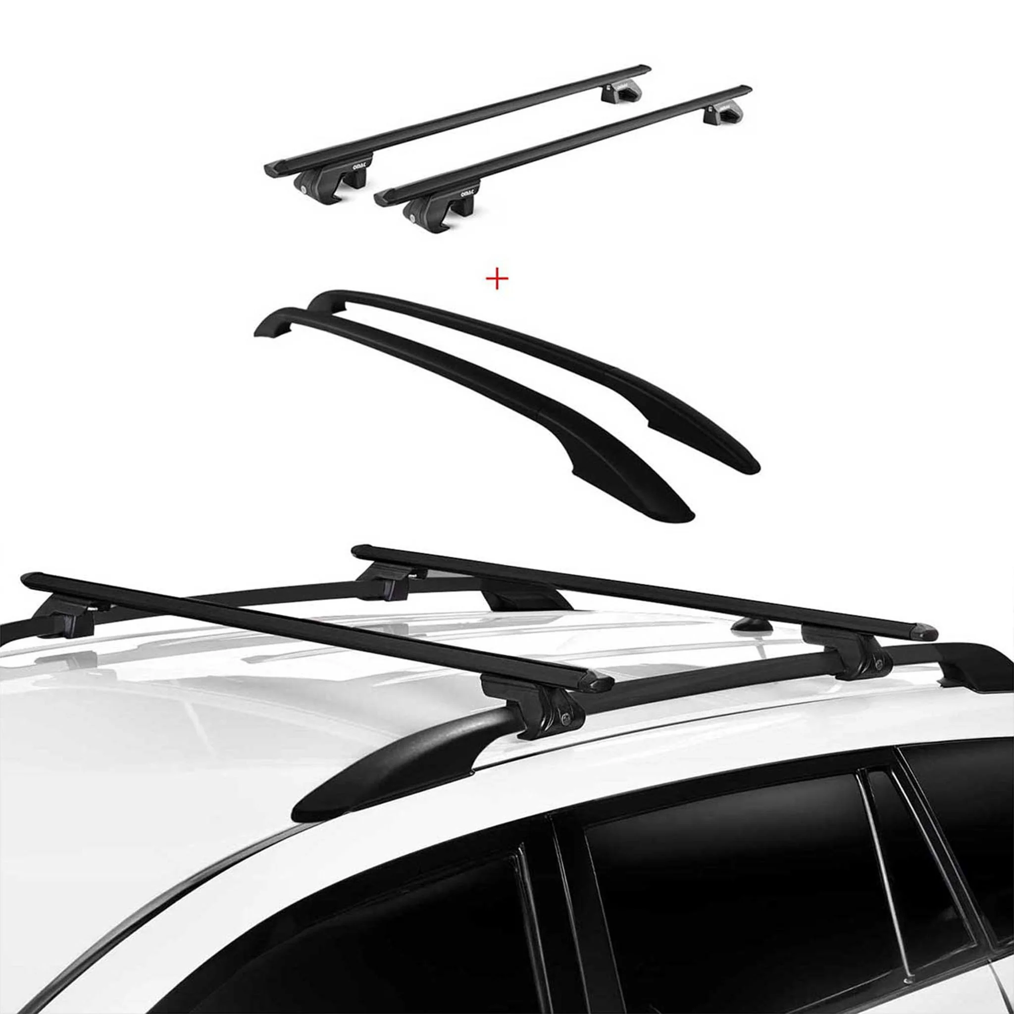 2013-2019 Ford Escape Roof Racks & Roof Rack Rails Black - Image 5