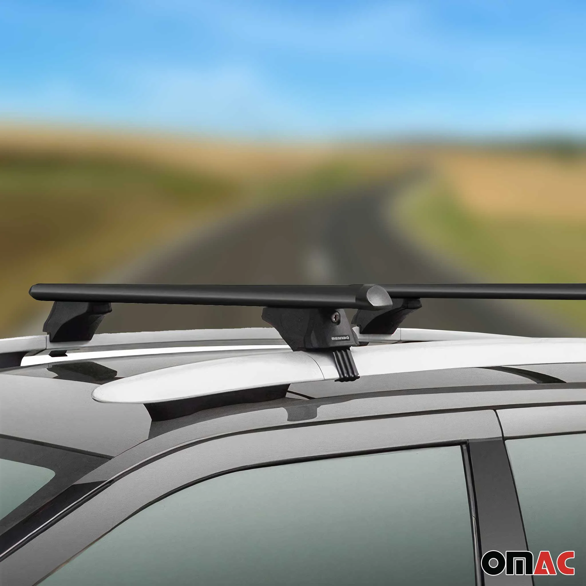 2013-2022 Chevrolet Trax Roof Rack Cross Bars Black - Image 3
