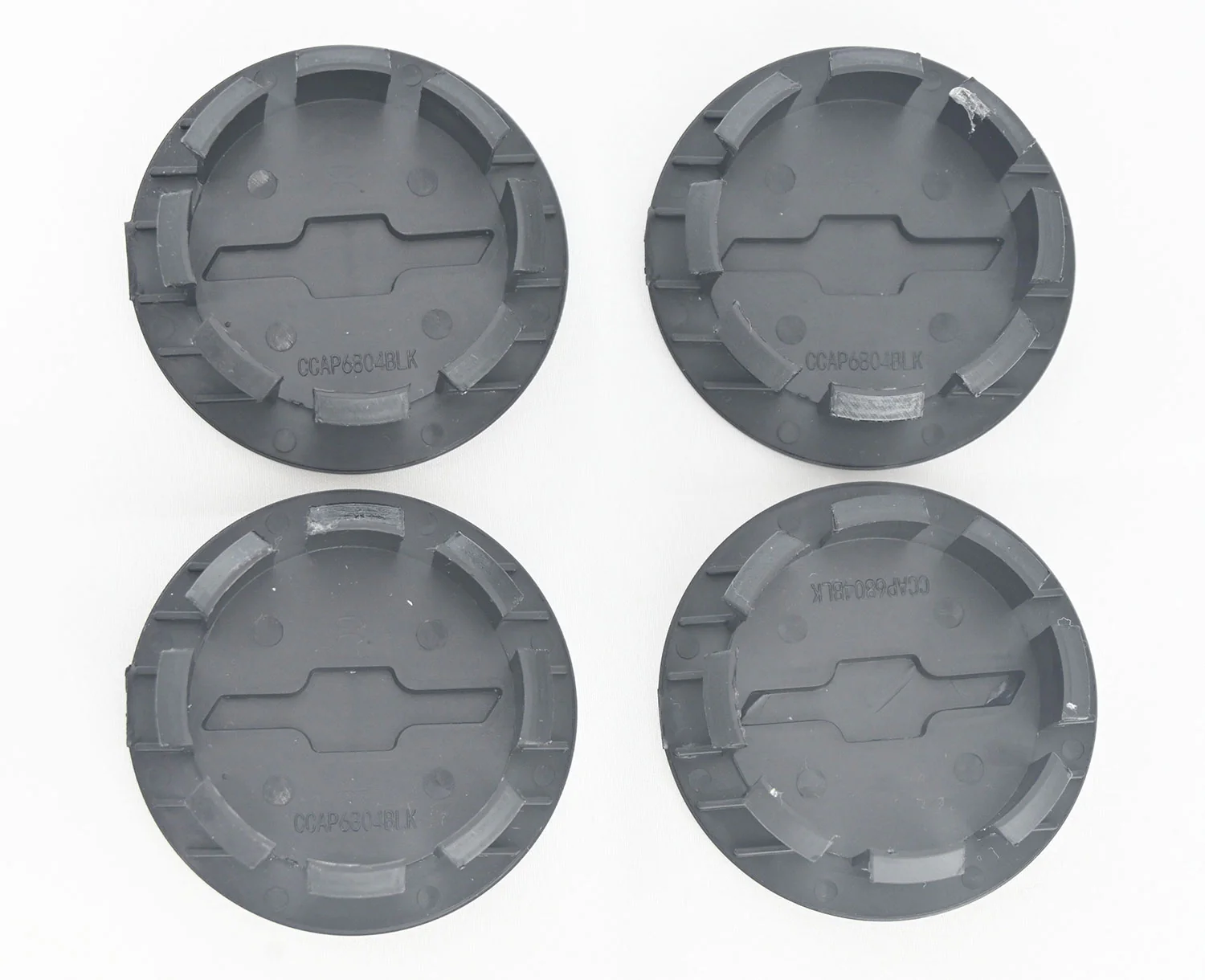 2013-2024 Chevrolet Malibu Licensed Wheel Cap Emblem Set Gloss Black 4Pcs ABS Plastic - Image 7