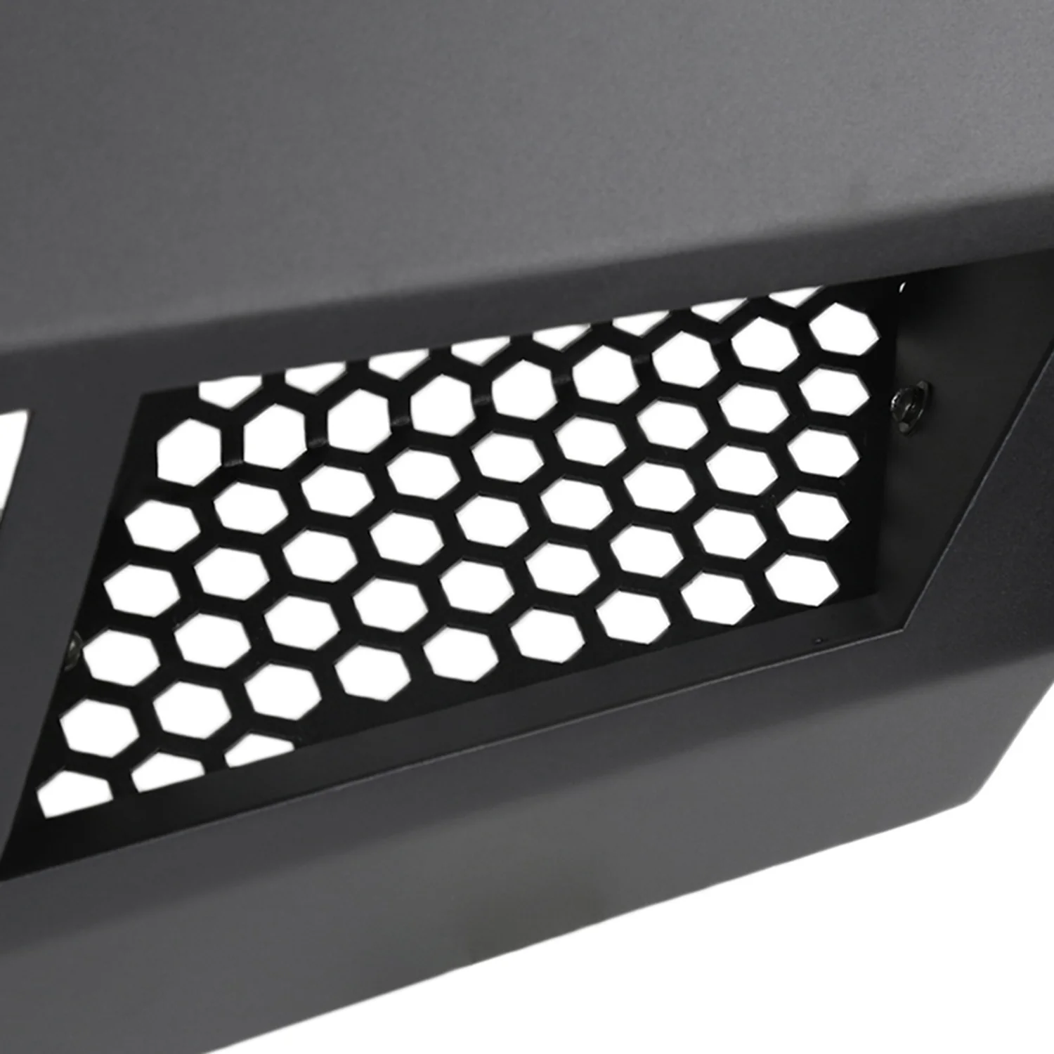 2014-2015 Chevy Silverado 1500 Heavy Duty Steel Front Bumper LED Light Ports - Image 3