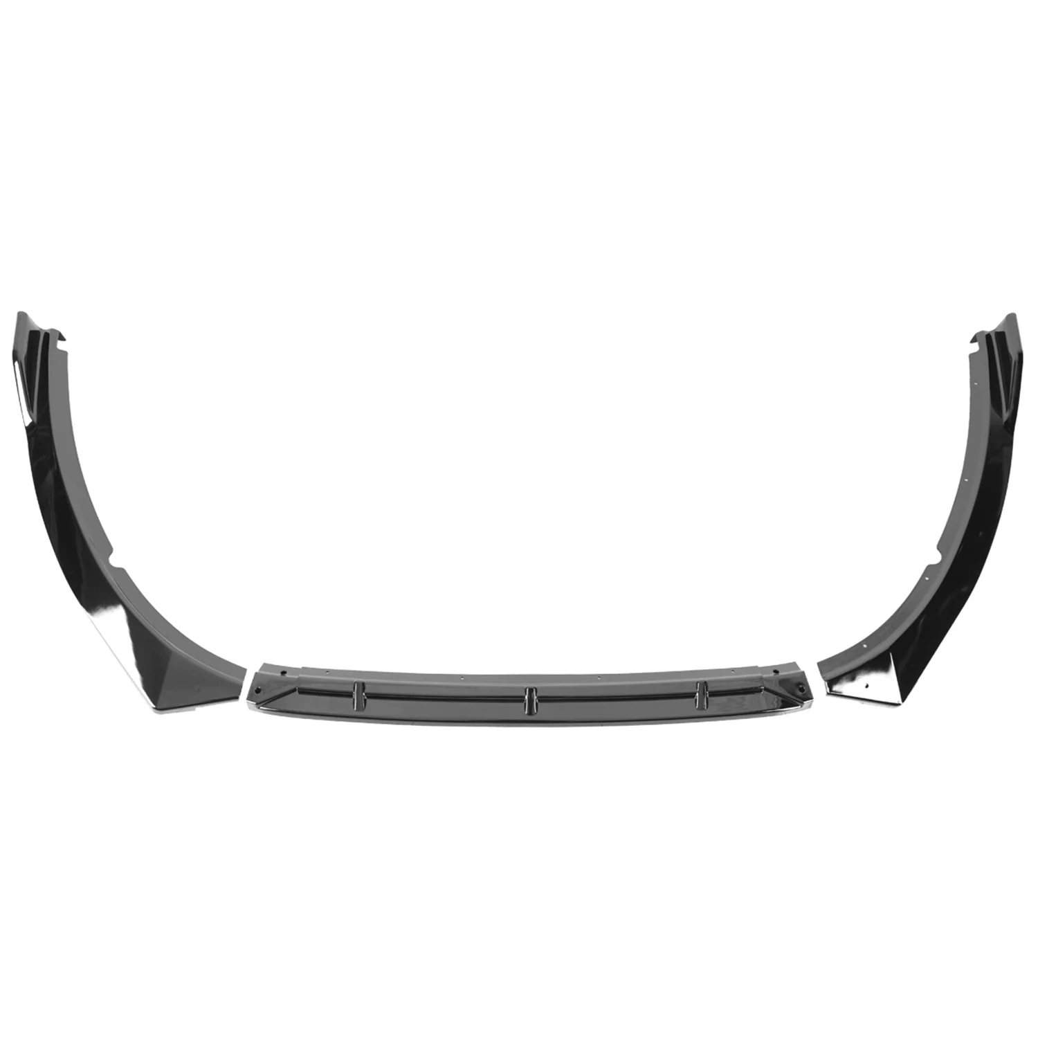 2014-2015 Kia Optima Glossy Black 3Pcs Front Bumper Lip Splitter Kit - Image 7
