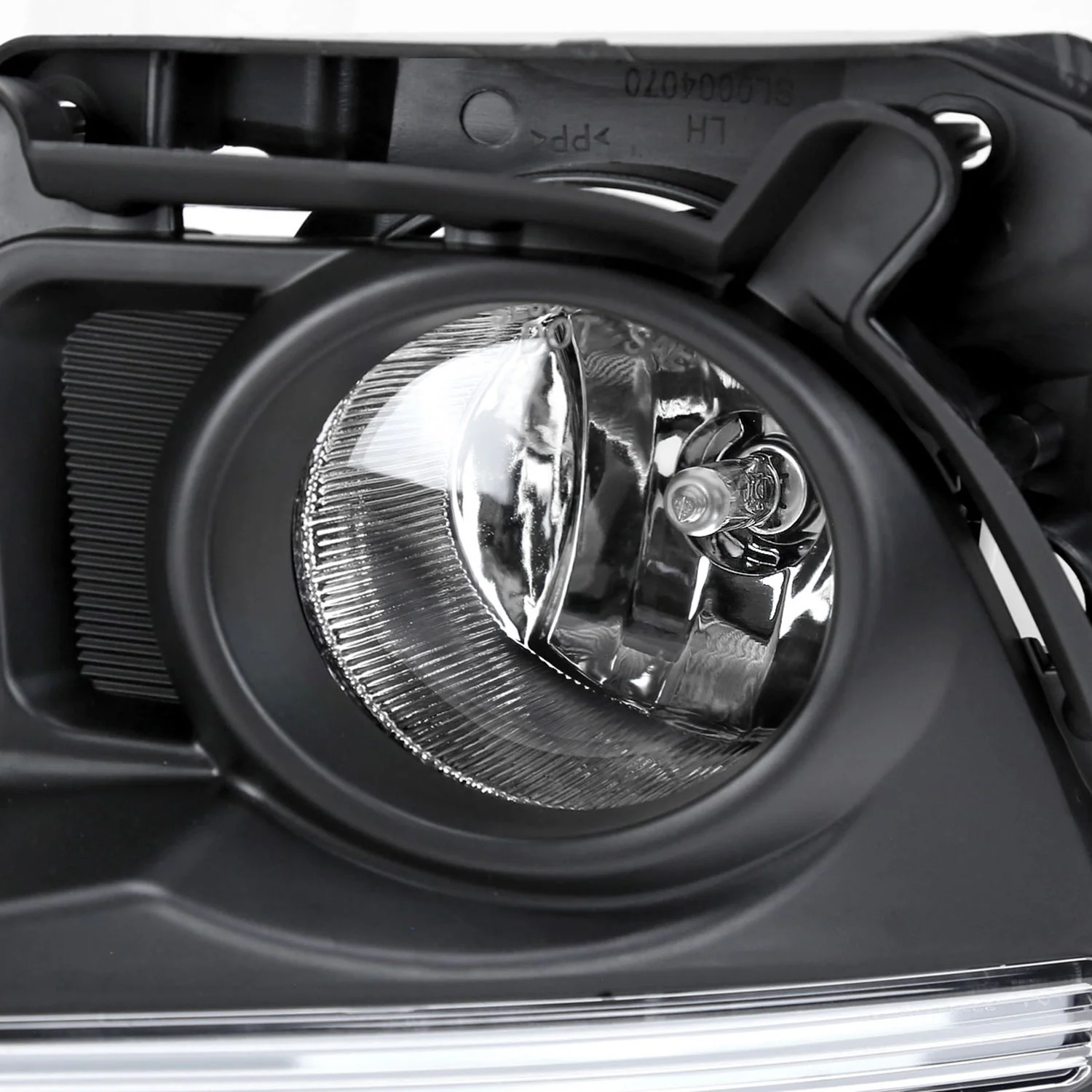 2014-2016 Toyota Highlander H16 Fog Lights Kit w/ LED Light Strip Chrome/Clear - Image 4
