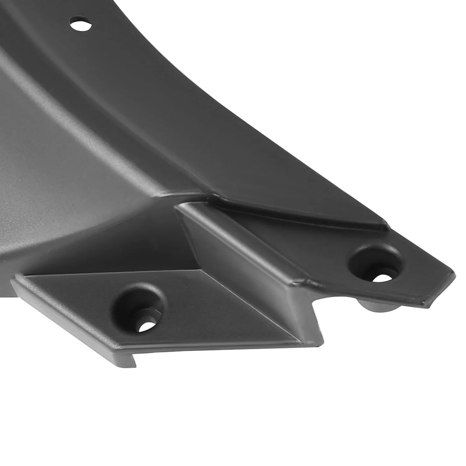 2014-2017 VW Golf Mk7 Matte Black Polypropylene 3Pcs Bumper Lip Spoiler - Image 5