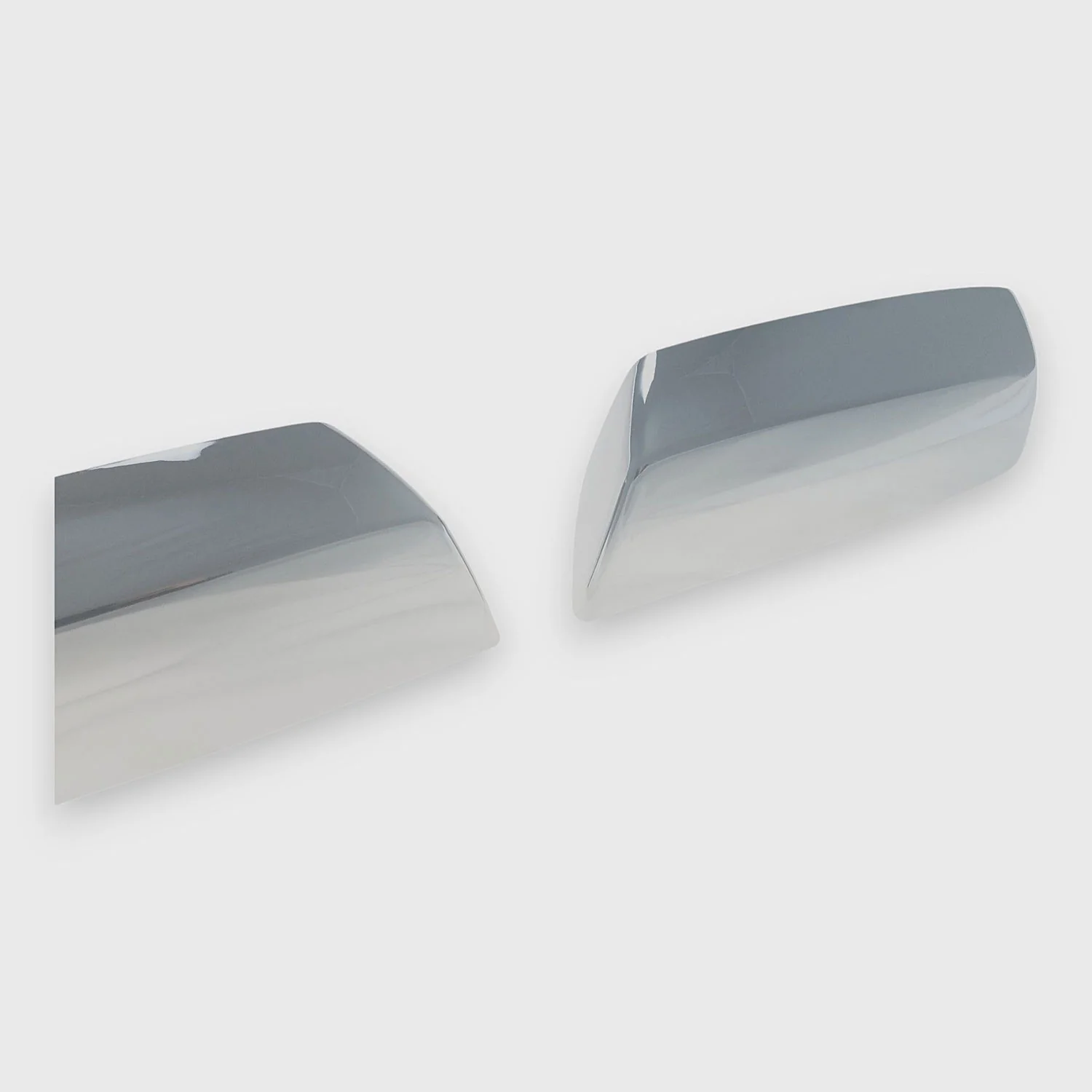 2014-2018 Chevrolet Silverado 1500 / GMC Sierra 1500 Mirror Cover Caps Chrome 2Pcs ABS Plastic - Image 2