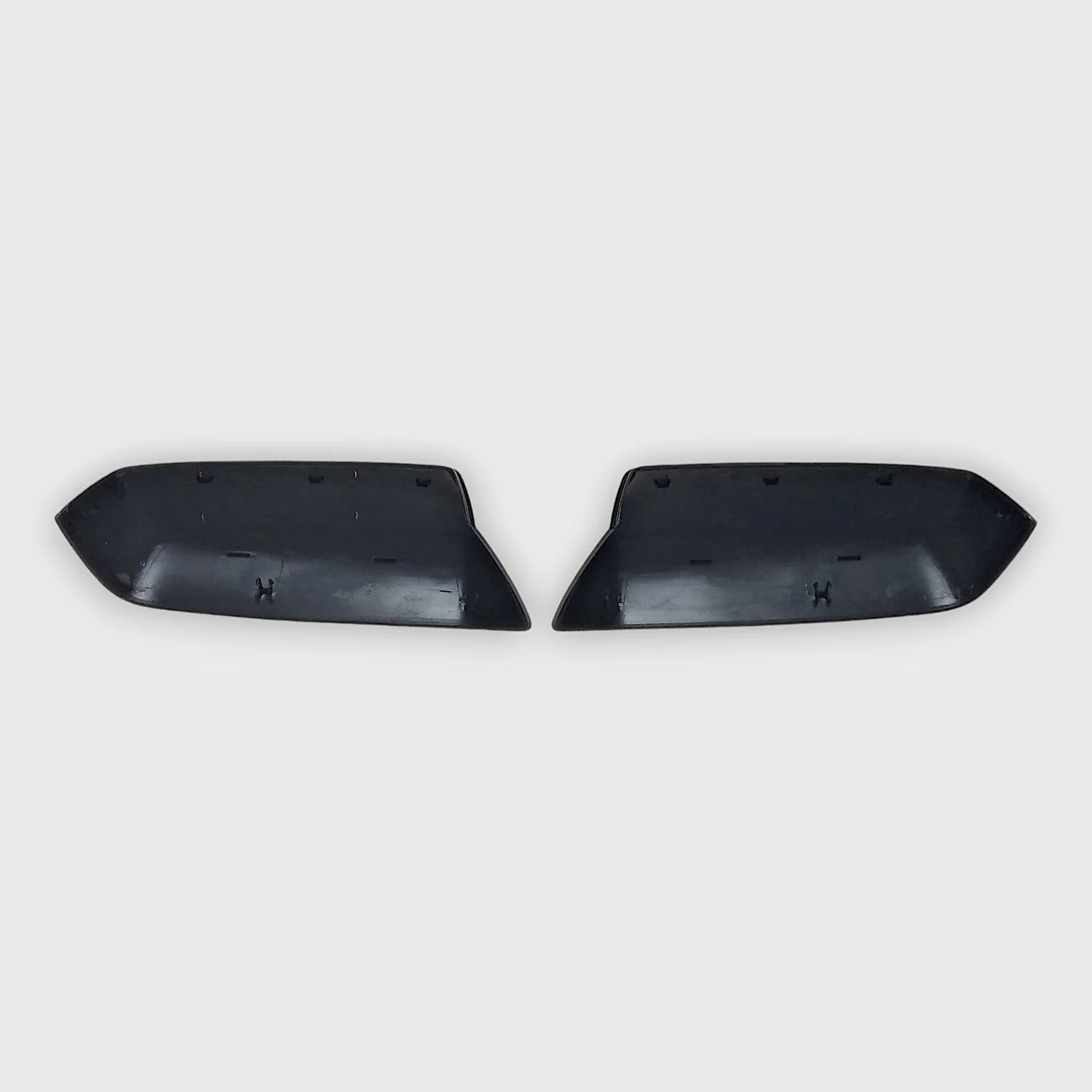 2014-2018 Chevrolet Silverado 1500 / GMC Sierra 1500 Mirror Cover Caps Gloss Black 2Pcs ABS Plastic - Image 2
