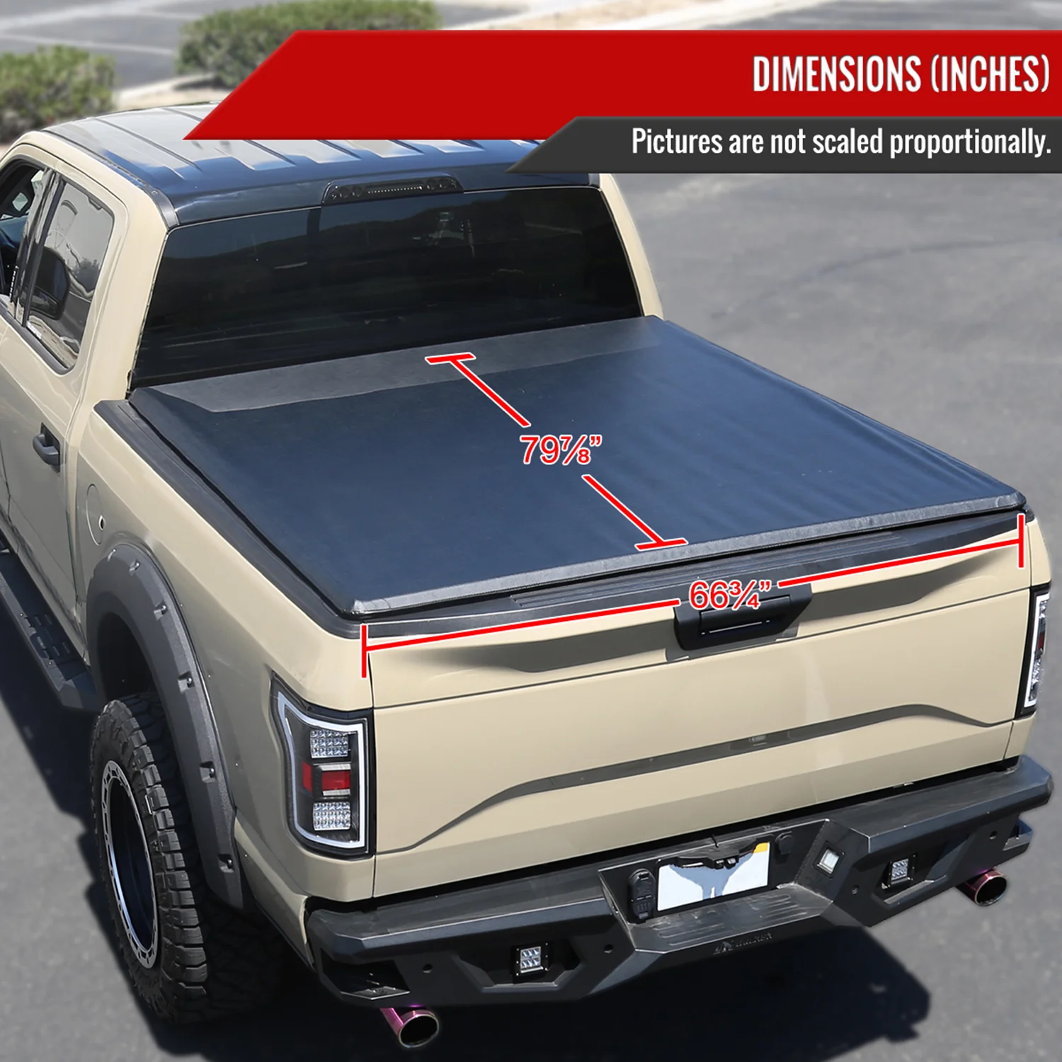 2014-2018 Chevy Silverado/ Sierra 1500 2500/3500HD 6.5FT Roll Up Tonneau Cover - Image 8