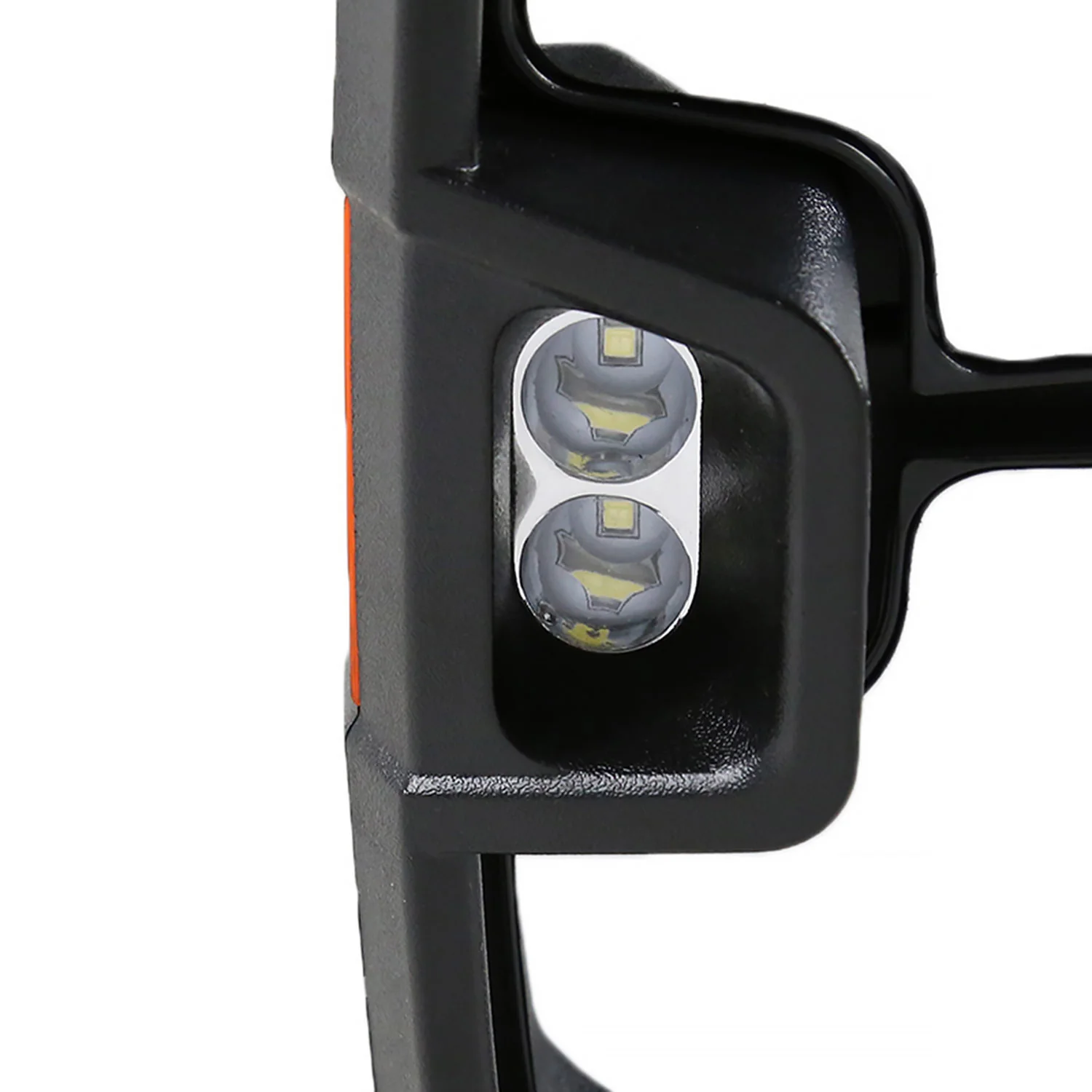 2014-2018 Chevy Silverado/ Sierra Folding Heated & Manual Side Mirrors Amber - Image 5
