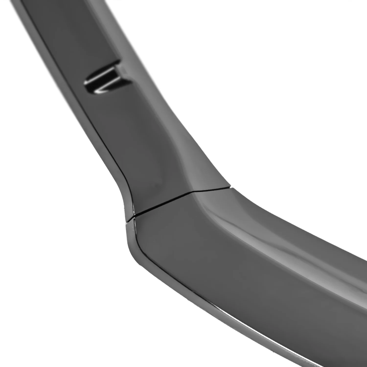 2014-2019 Ford Fiesta Glossy Black 3Pcs Front Bumper Lip Splitter Kit - Image 3