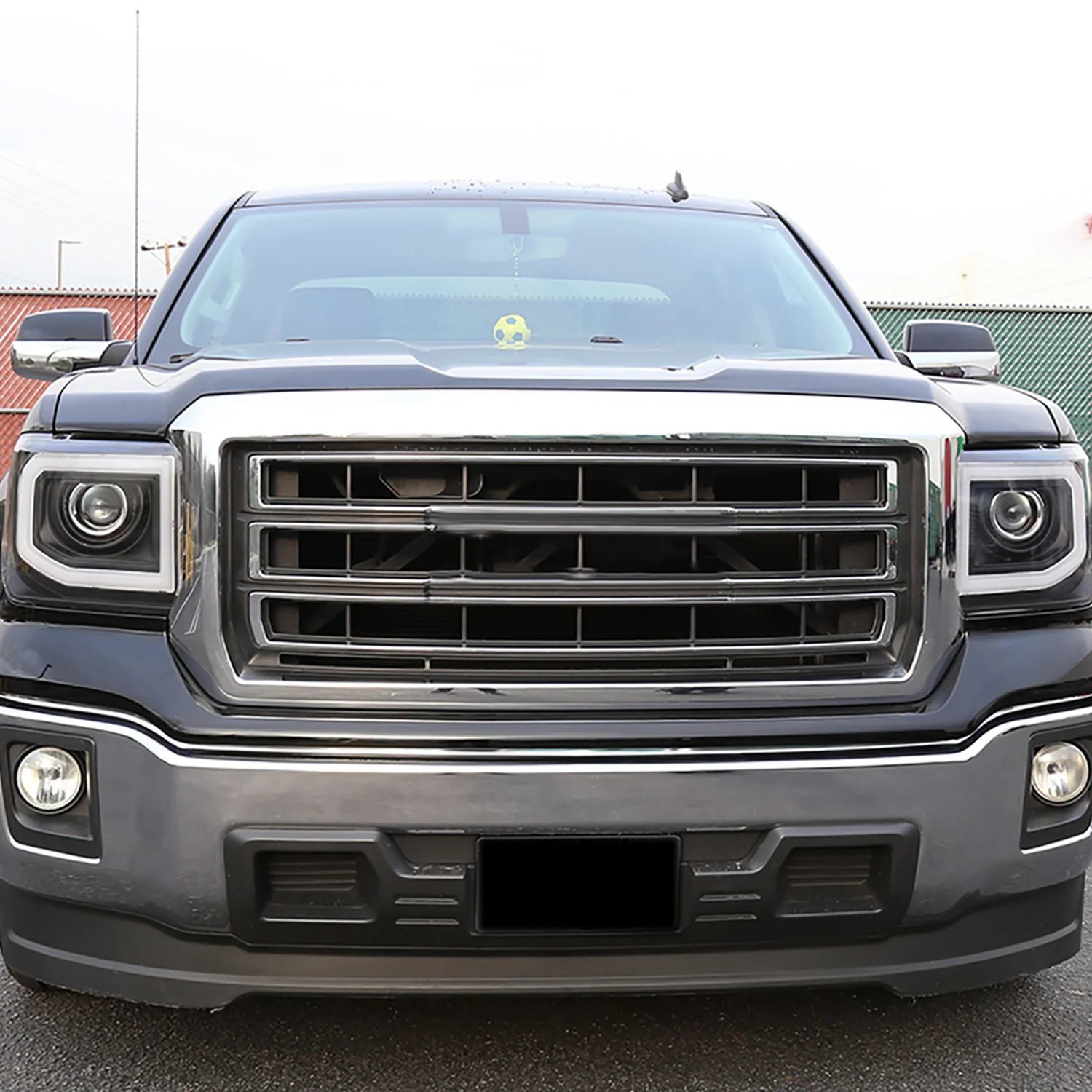 2014-2019 GMC Sierra 1500/2500HD/3500HD LED Bar Headlights LED Signal Chrome - Image 10