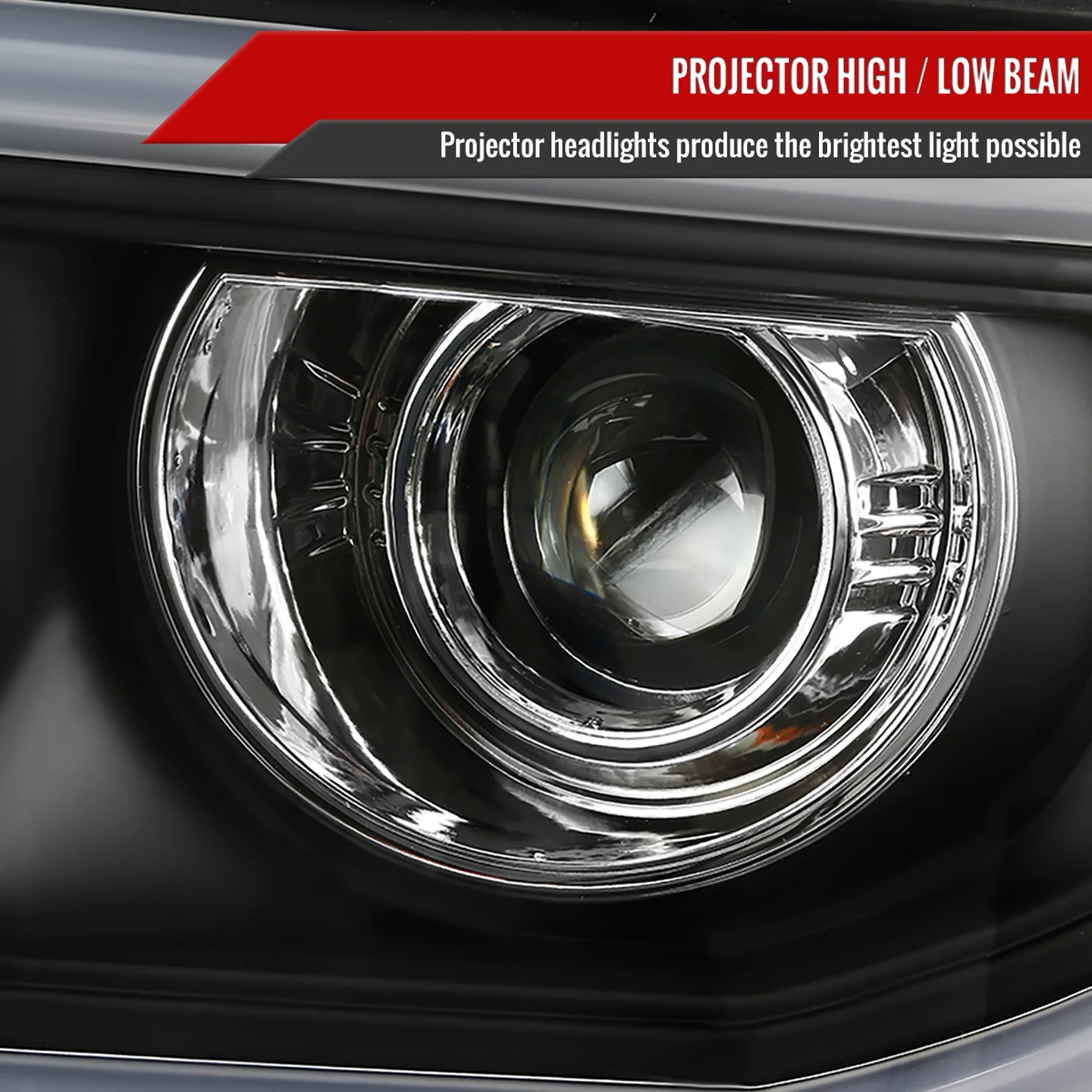 2014-2019 GMC Sierra 1500/2500HD/3500HD LED Bar Headlights LED Signal Chrome - Image 3
