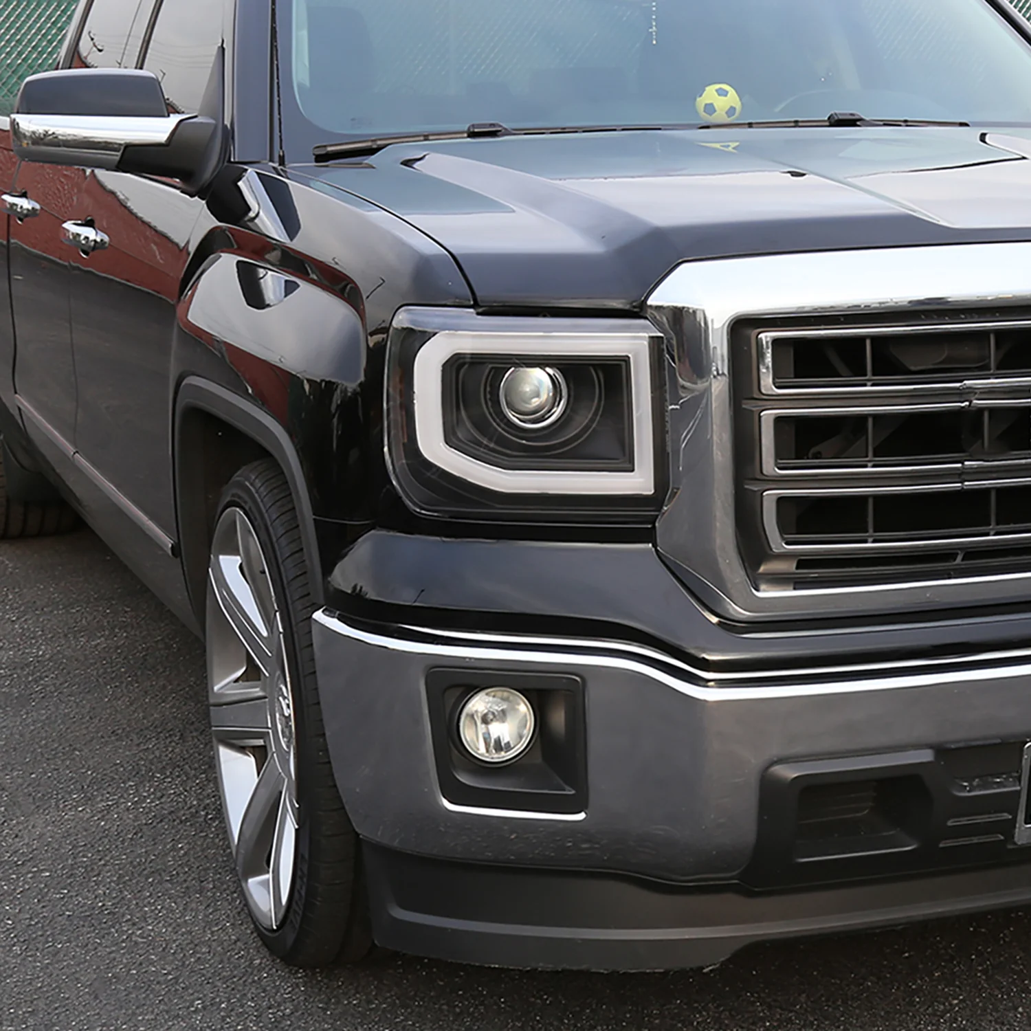 2014-2019 GMC Sierra 1500/2500HD/3500HD LED Bar Headlights LED Signal Chrome - Image 9