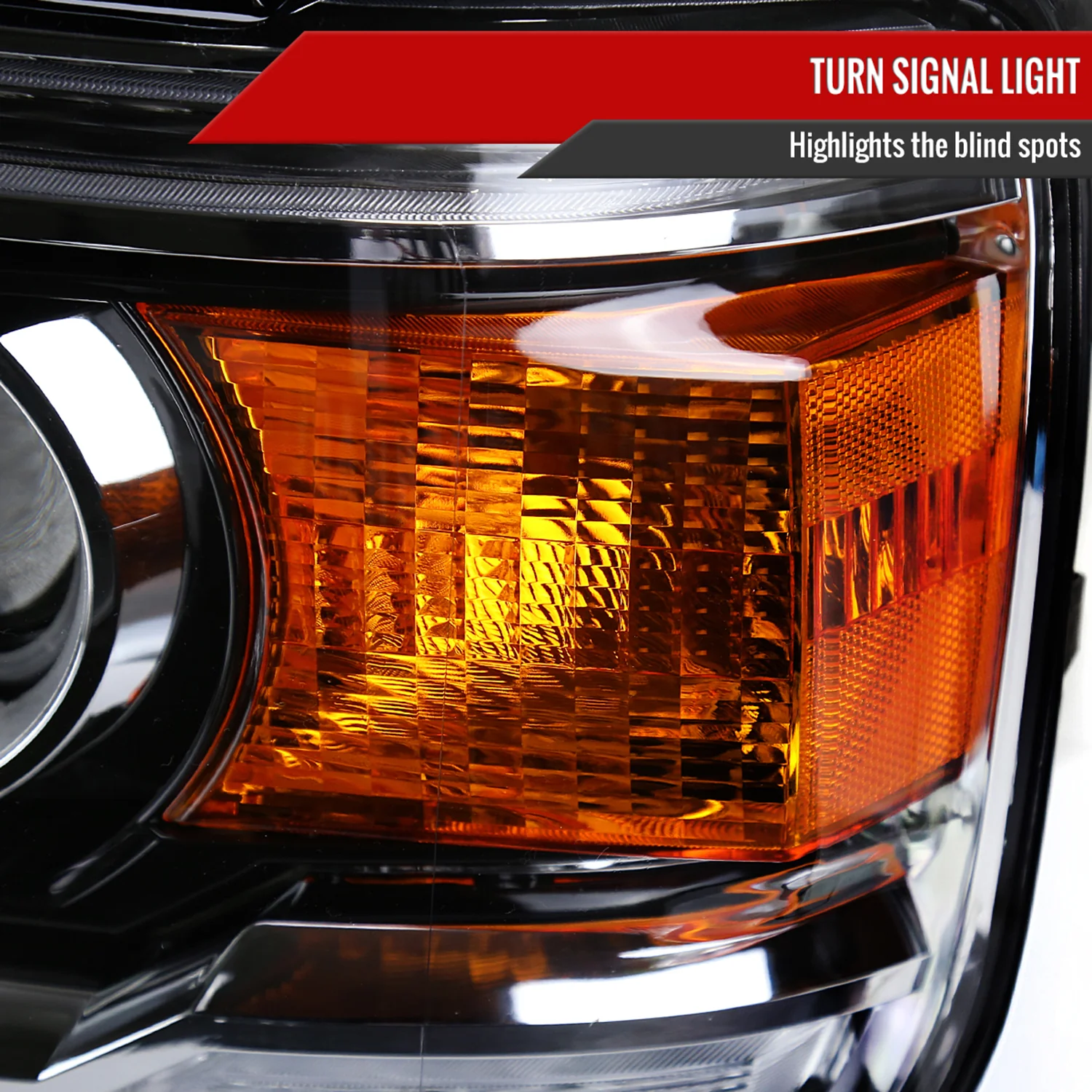 2014-2019 GMC Sierra LED Light Strip Projector Headlights Chrome/Clear Lens - Image 5