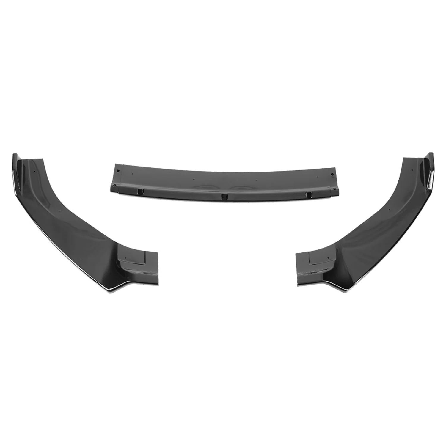 2014-2020 VW Golf GTI/R/R-Line Glossy Black 3Pcs Front Bumper Lip Set - Image 7